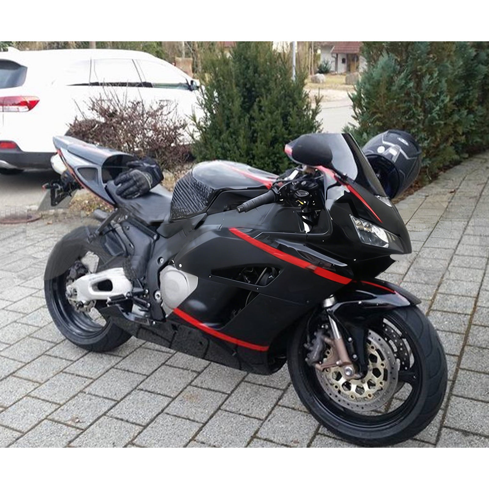 Kit de carenado de inyección, carrocería de plástico ABS para Honda CBR1000RR 2004-2005