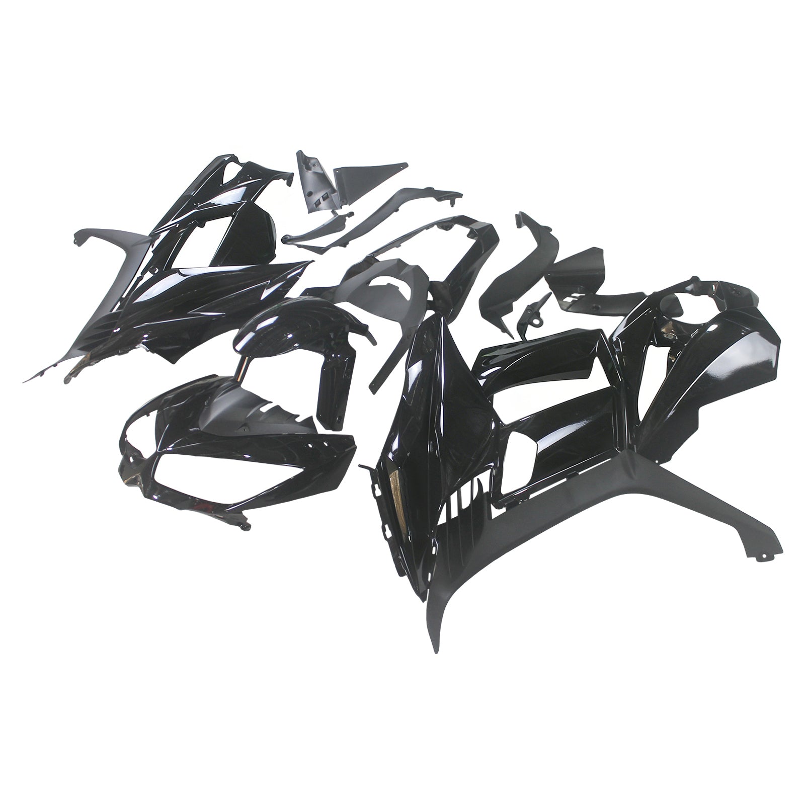 Kit de carénage en plastique ABS injecté compatible avec Kawasaki Z1000SX 2010-2015