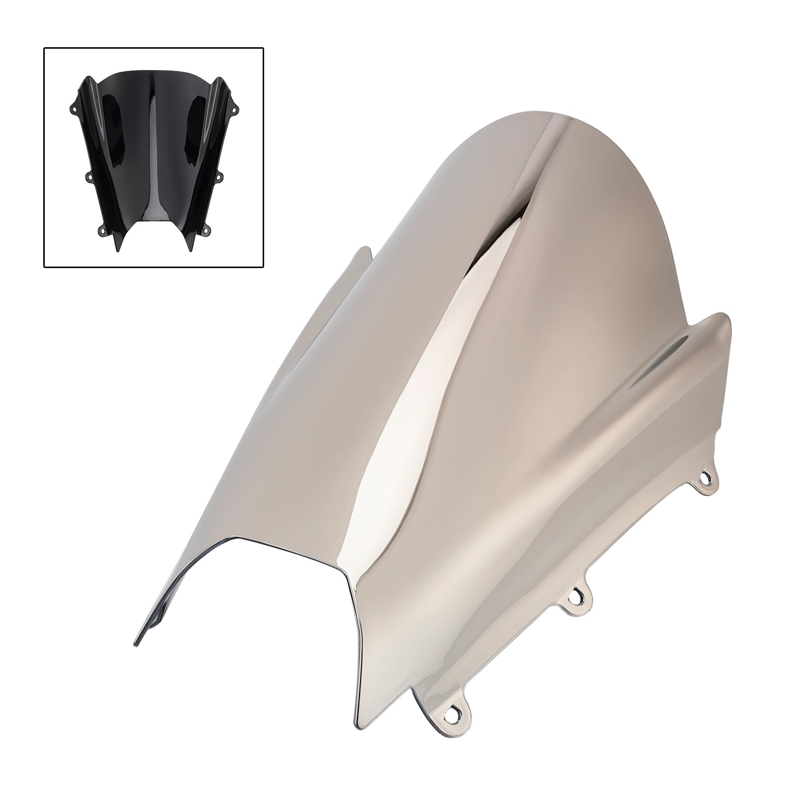 Windscherm compatibel met Suzuki GSX-8R 2024-2025 zwart
