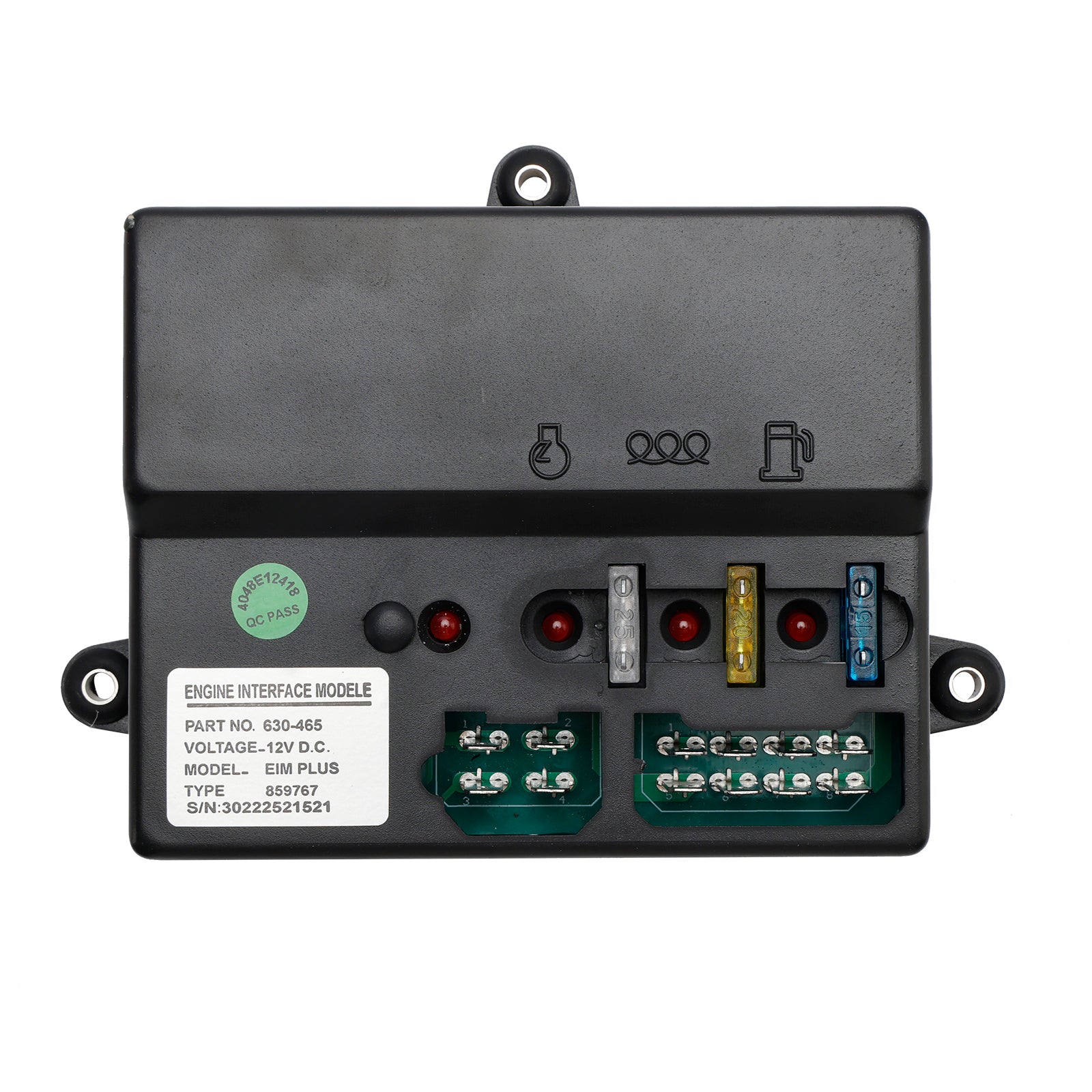 12 V EIM 630-088 EIM 630-465 Vmesniški modul za dele motorja FG Wilson