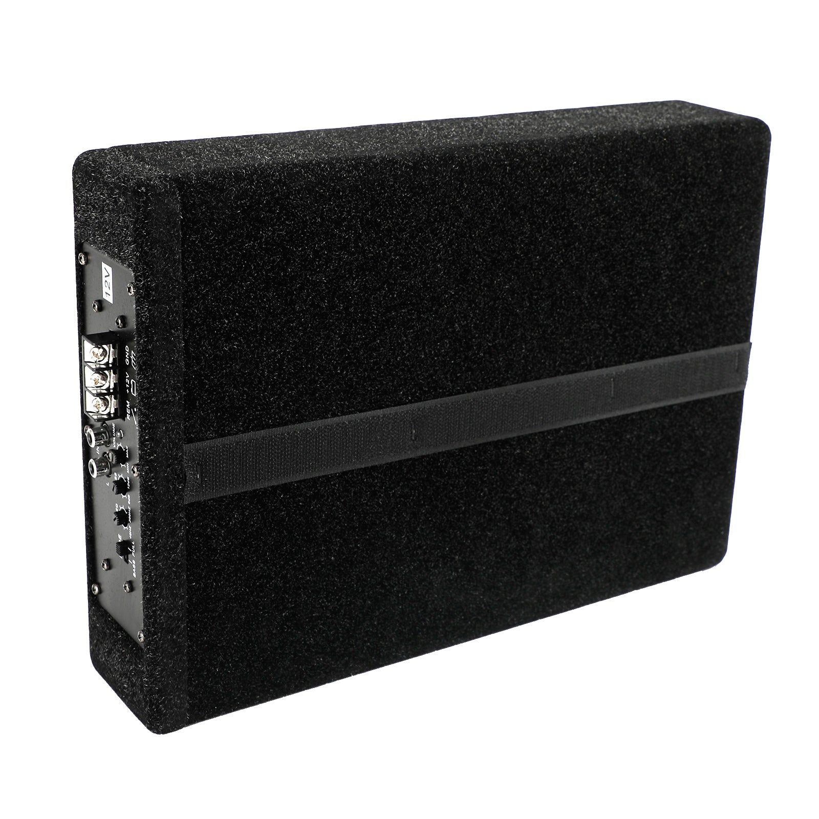 8" 600W autosubwoofer voor onder de stoel, versterker, luidspreker, audiosubwoofer, slanke behuizing, VS