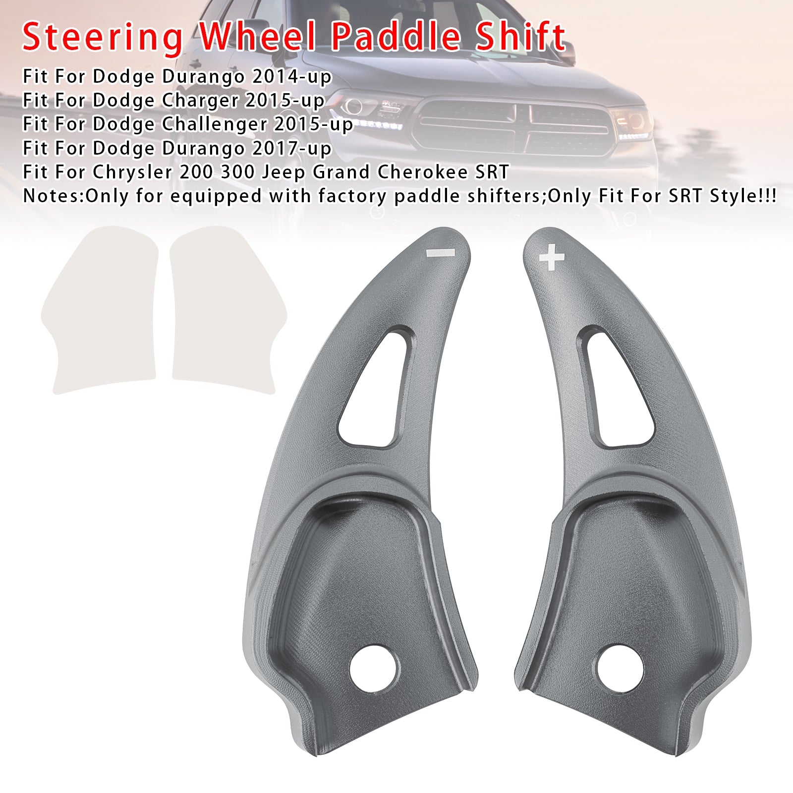 Extensión de paletas de cambio de engranaje de aluminio para Challenger Charger Durango SRT