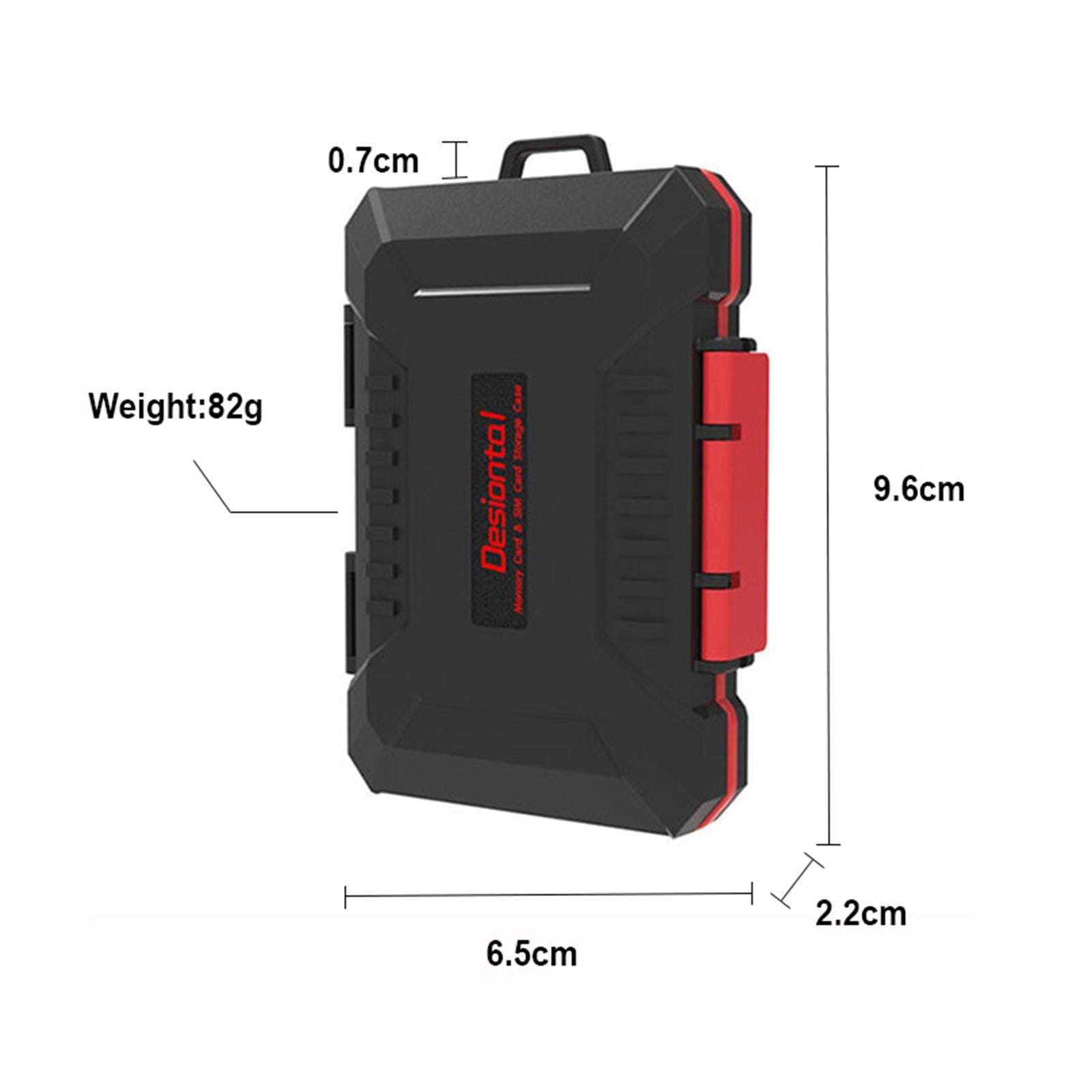 Camera-geheugenkaart beschermdoos, waterdichte en anti-val SD-kaart opbergdoos