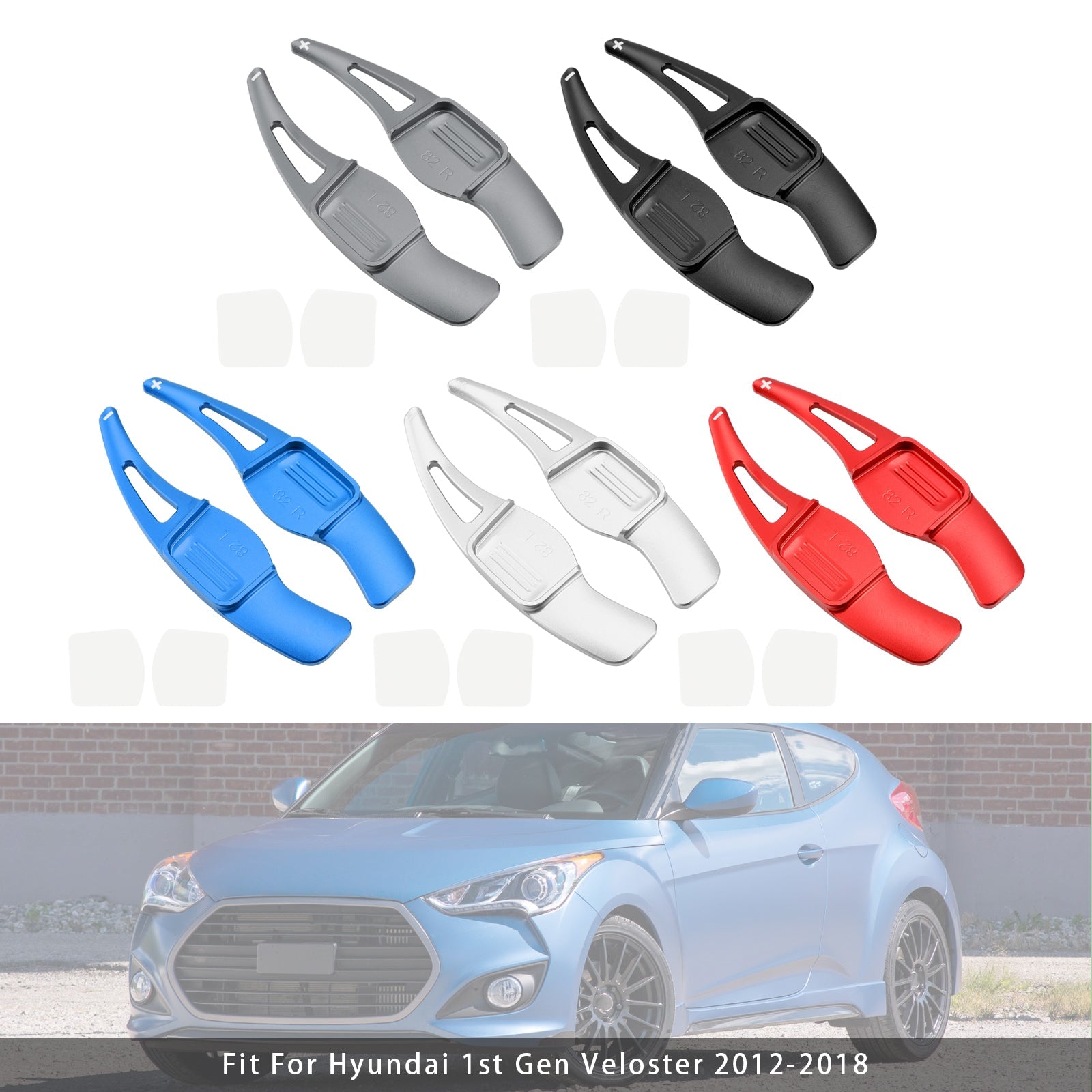 Aluminium stuurschakelpaddles voor Hyundai Veloster 2012-2018