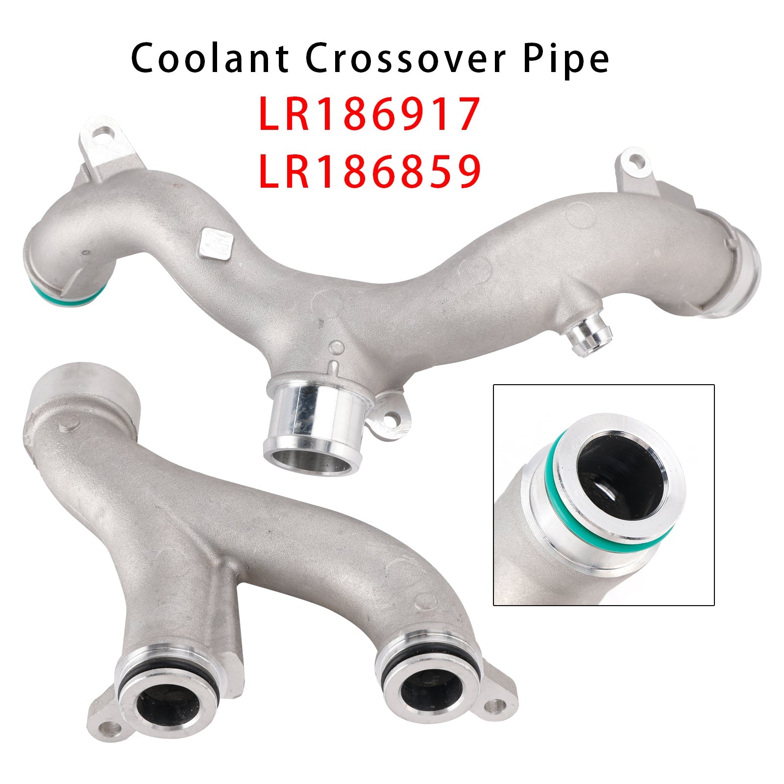 2 tuyaux de liaison de liquide de refroidissement LR186917 LR186859 pour Land Rover LR4 V2 3.0 5.0