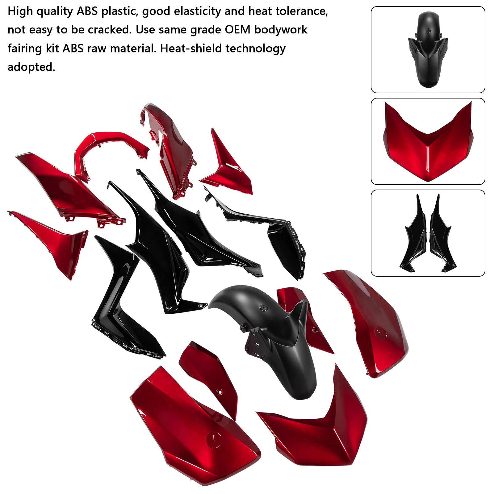 Kit de carénage de carrosserie ABS par injection pour Yamaha X-MAX 300 XMAX 2023-2024 11#