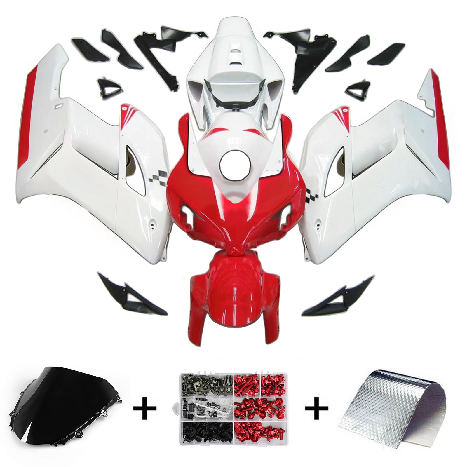 Kit de carénage par injection, carrosserie en plastique ABS pour Honda CBR1000RR 2004-2005