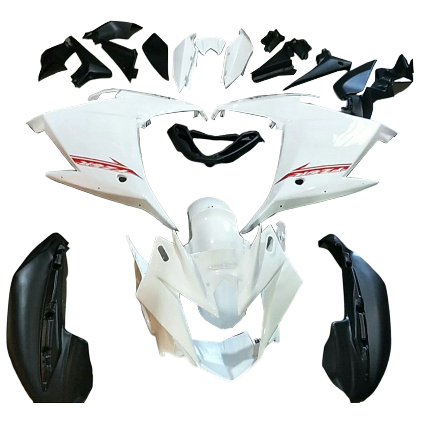 Kit de carénage d'injection Yamaha FZ6R 2009-2015, carrosserie en plastique ABS