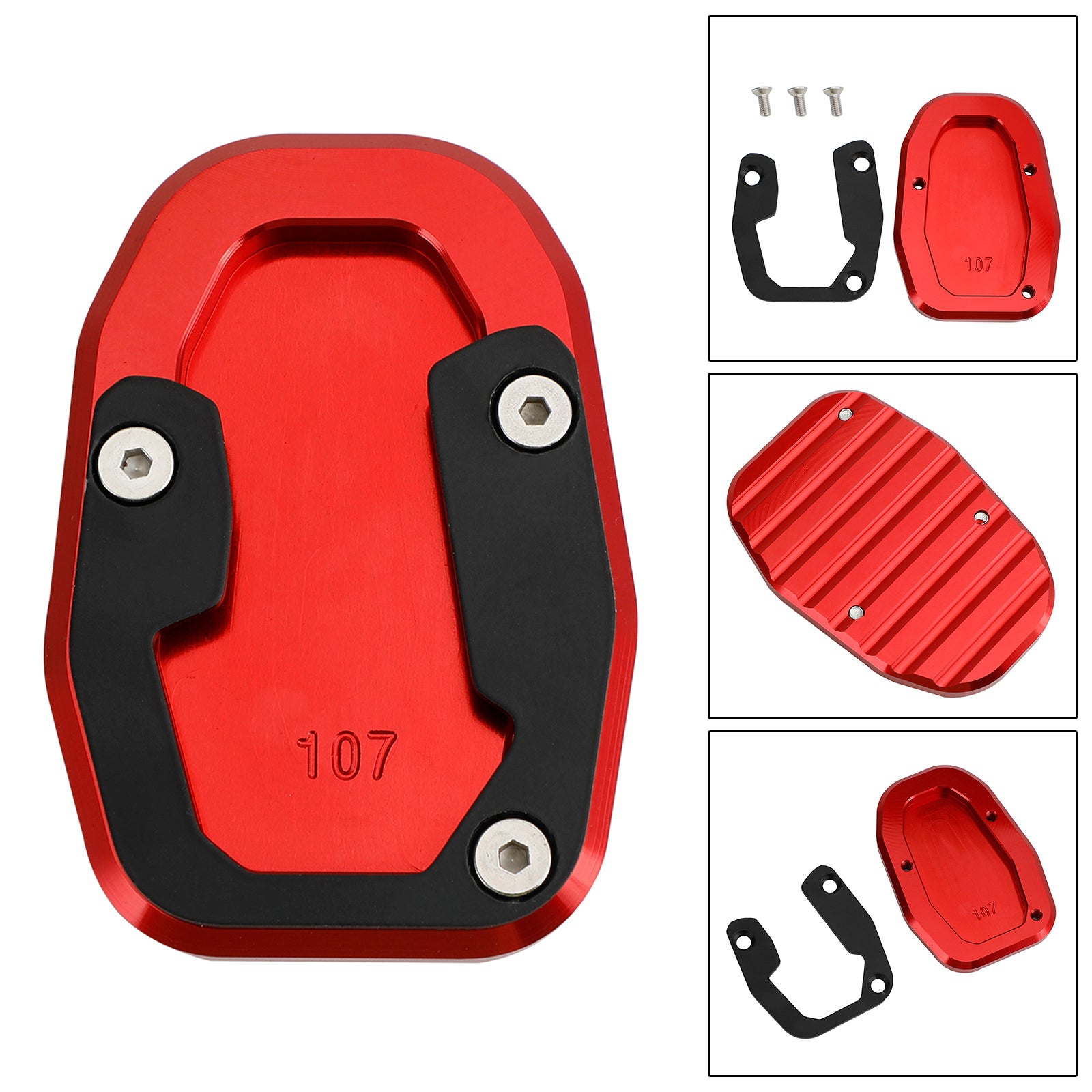 2022-2023 Ducati DESERT X Placa de caballete lateral ampliada