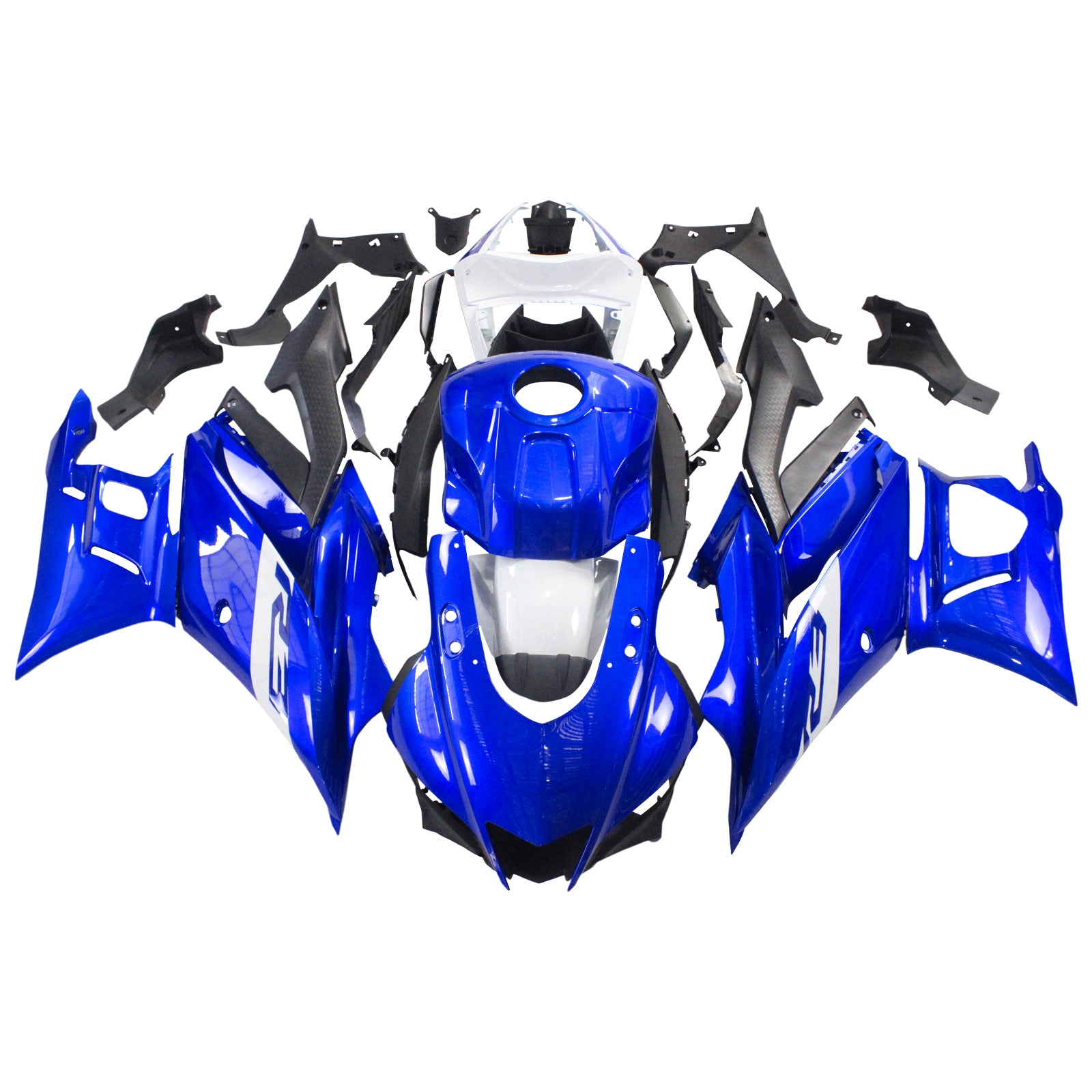 Injectie kuipkit, ABS Plastic carrosserie voor Yamaha YZF R3 R25 2022-2024