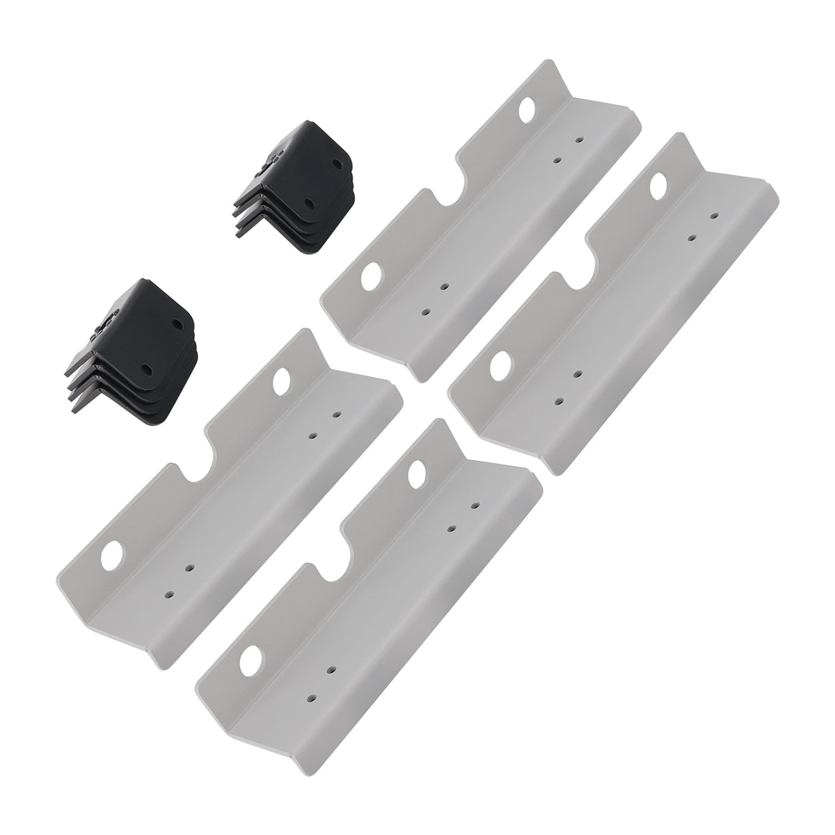 12x Montage du siège Reinforcement Plates/Brackets Pour VW T5 T6 2 + 1 Rear Seats