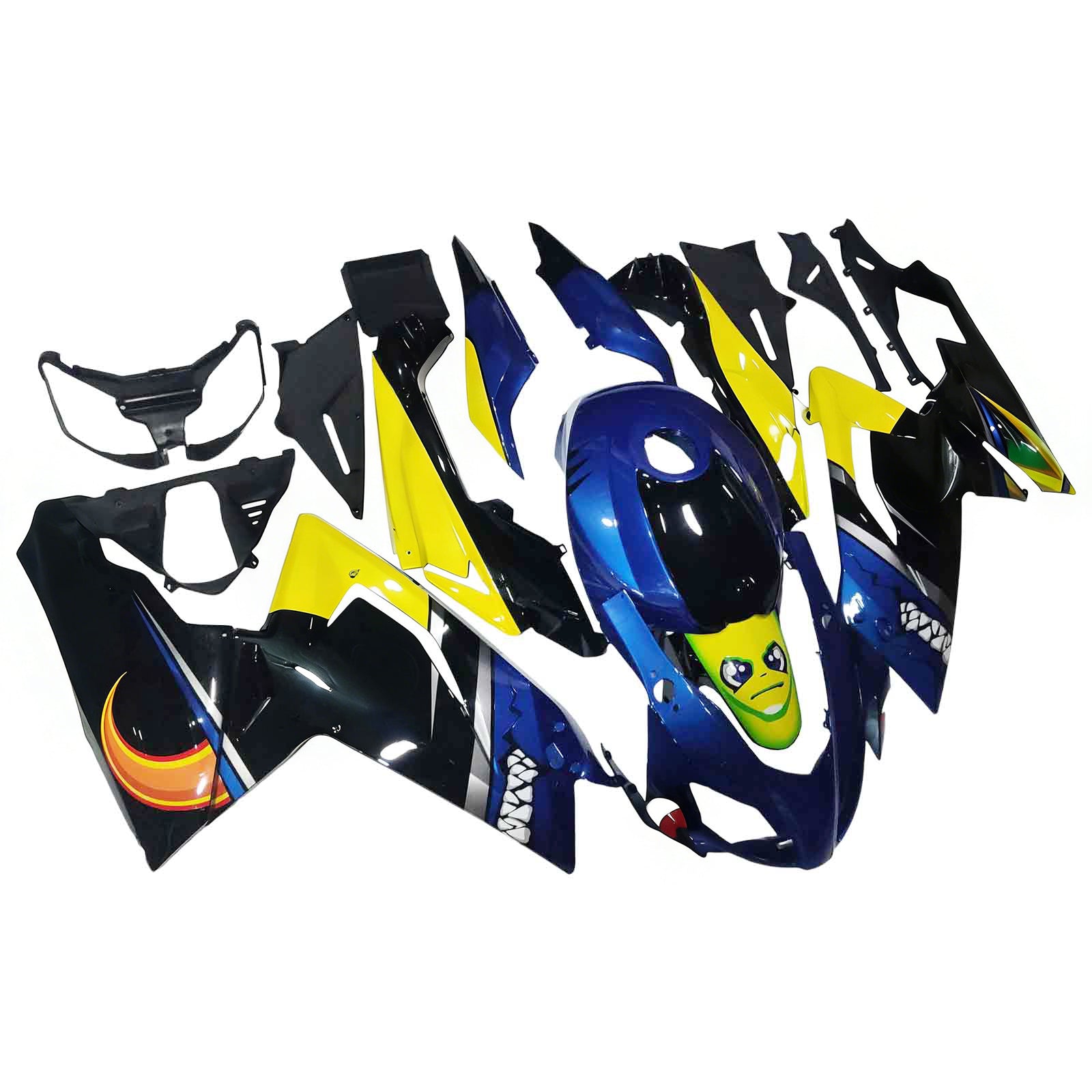 Kit de carénage injecté en plastique ABS compatible avec Aprilia RS125 2006-2011