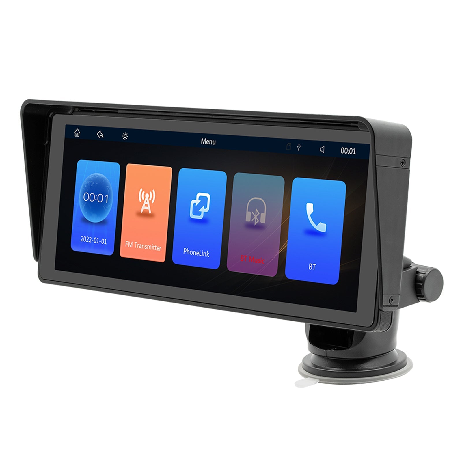 Lecteur MP5 de voiture 10,26 pouces Transmetteur FM Bluetooth pour voiture sans fil Carplay 4 caméras LED