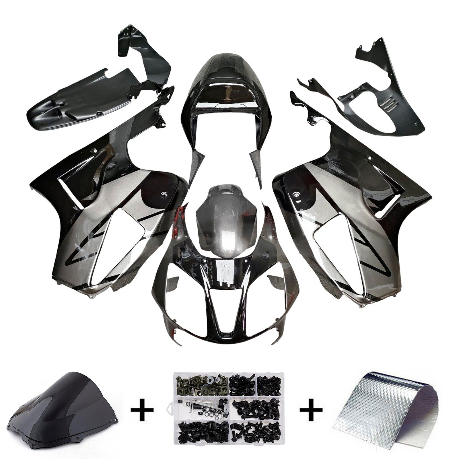 Kit van een tekort geïnjecteerd in ABS-plastic voor Honda VTR1000 RC51 2000-2006