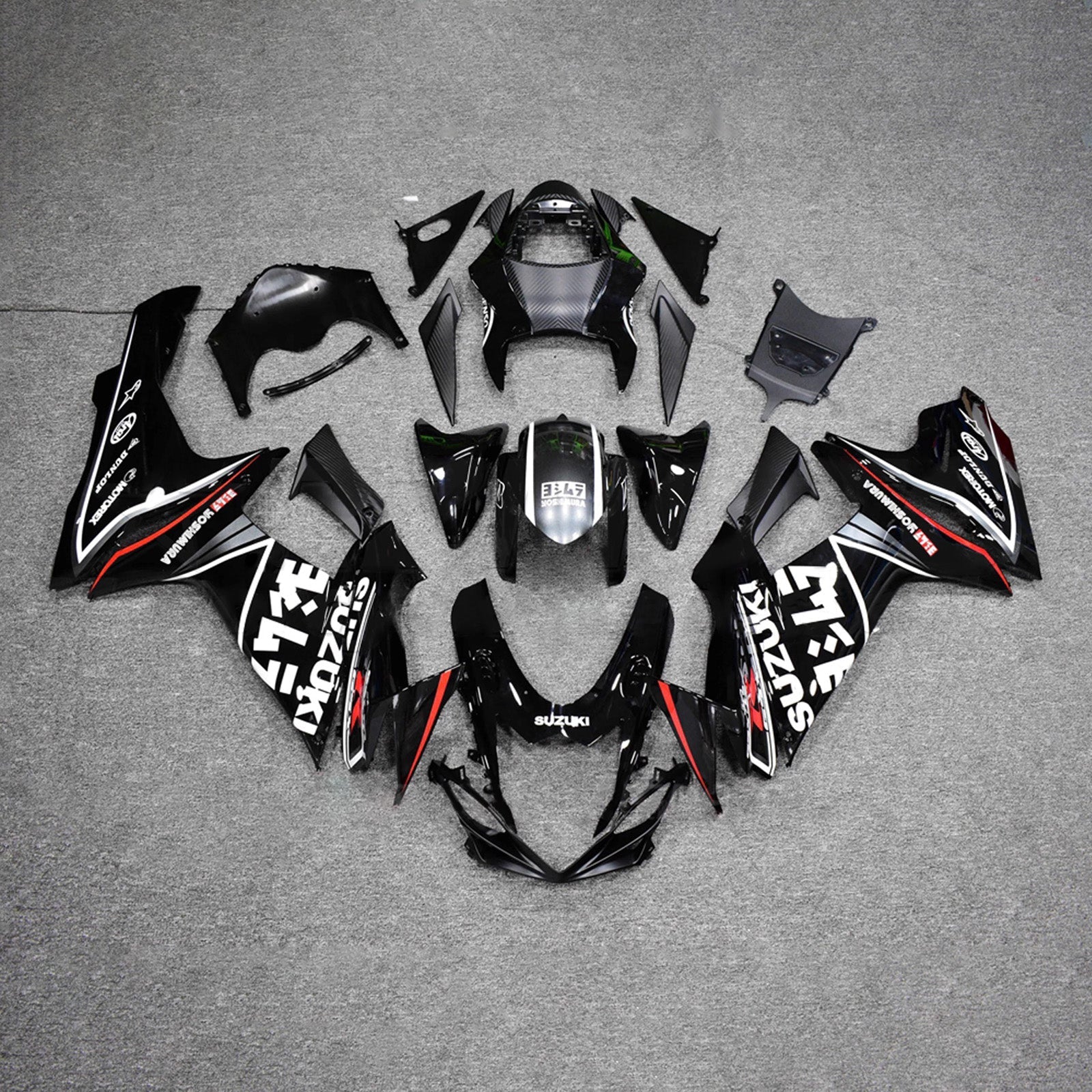 ABS-muovinen ruiskutettu suojasarja Suzuki GSXR 600/750 2011-2026 K11