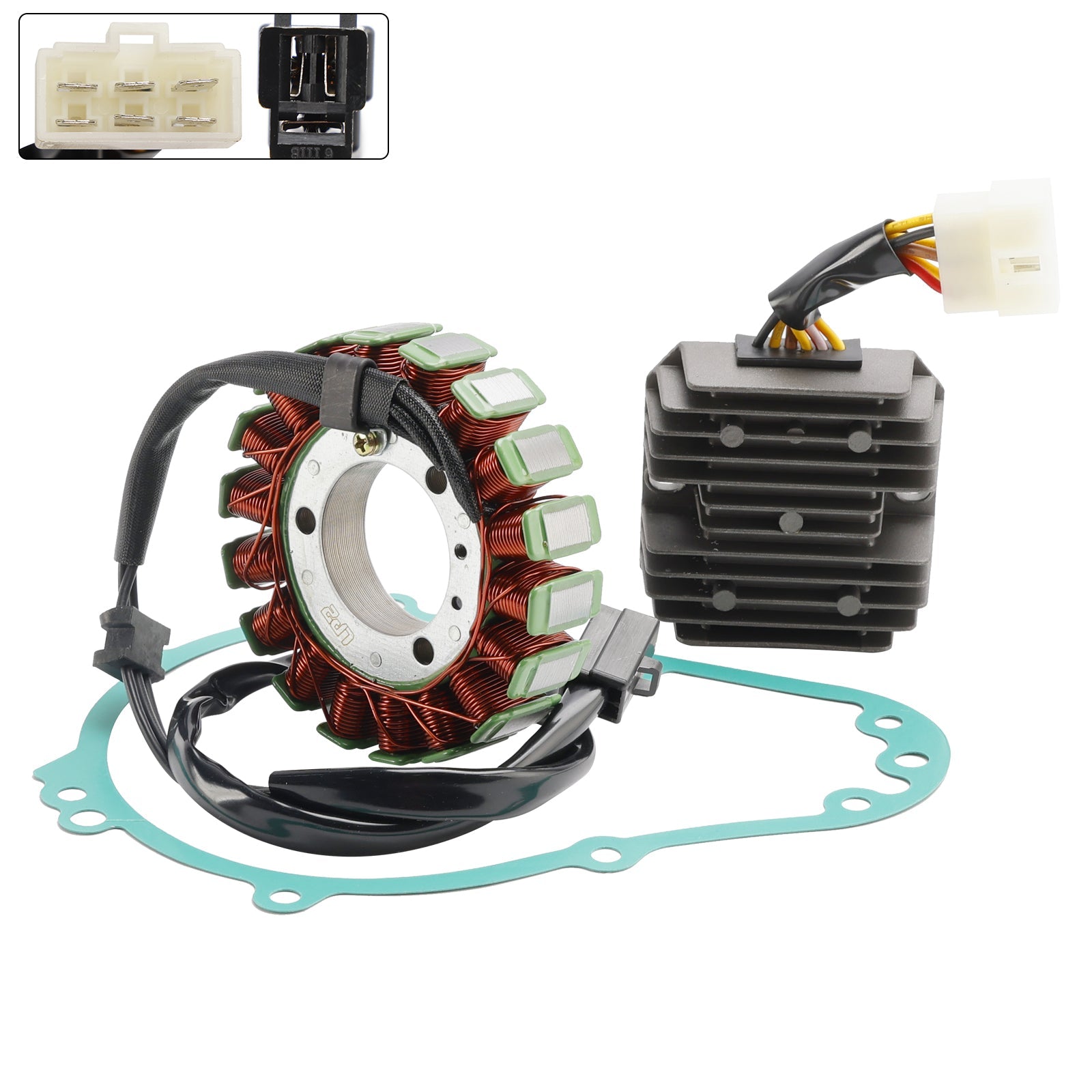 1990-1992 Kawasaki ZX400 ZZR400 Statore Rectifier Rectifier Giunatore del regolatore