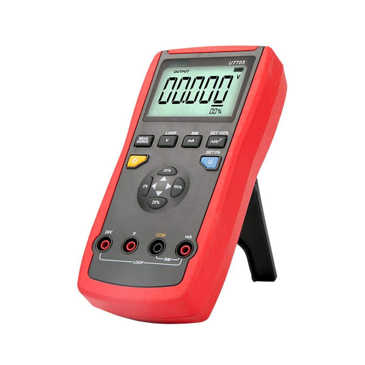 Calibrateur de boucle monofonction UT705, écran LCD rétroéclairé, tension/courant continu 24 V