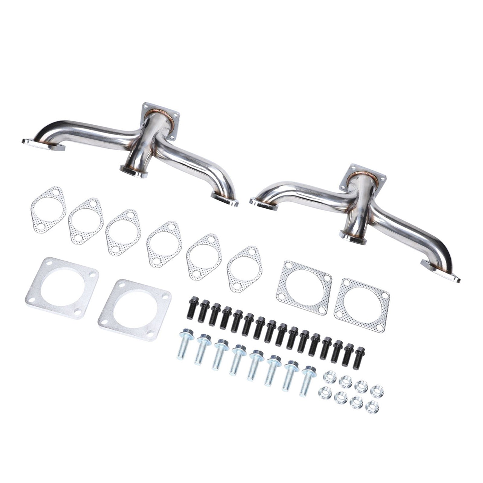 Échappement Header Shorty pour Pickup Ford Flathead V8 1932-1953 - Acier Inox