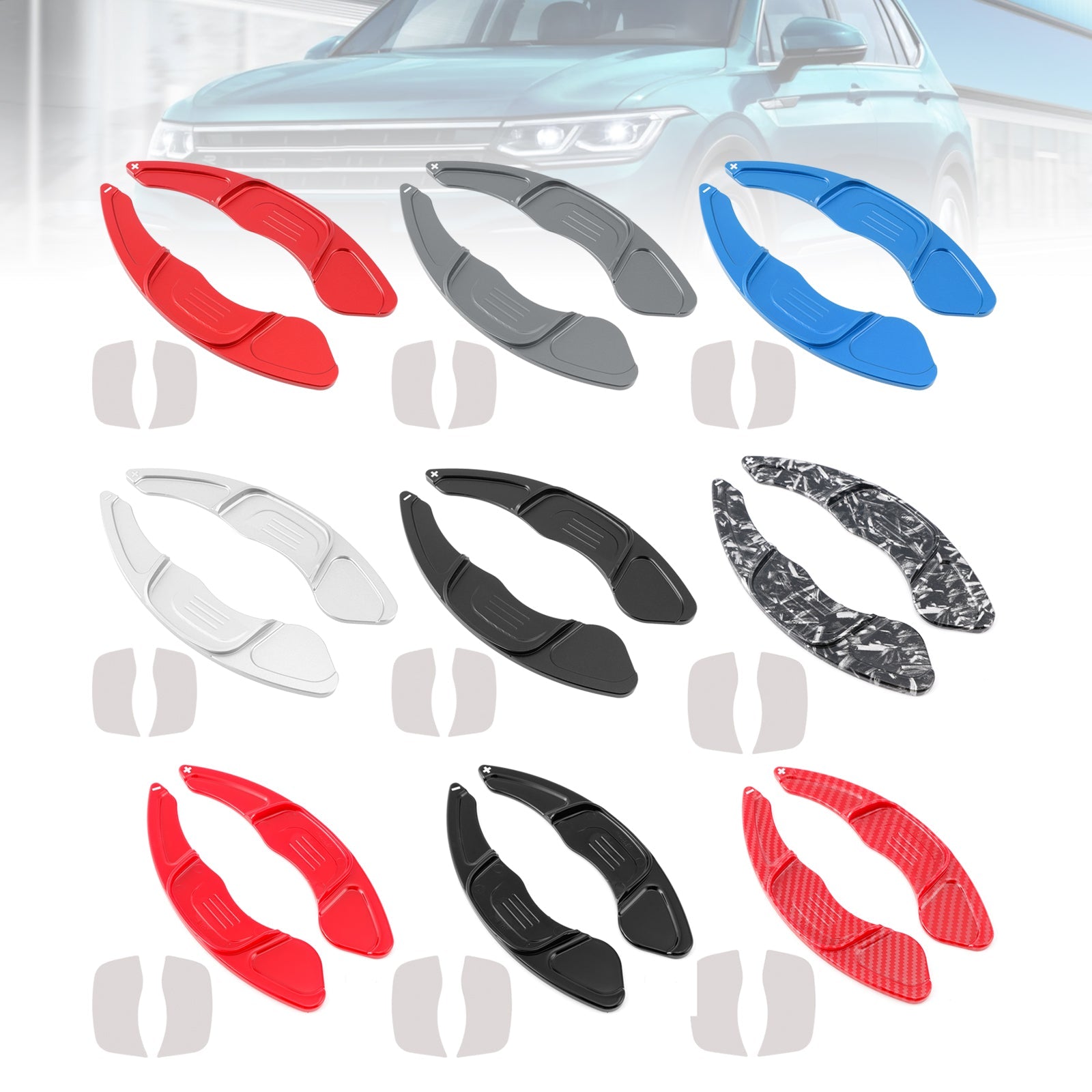 Verlenging van snelheidsverandering Pallets stuurwiel voor VW Golf 7 T-ROC