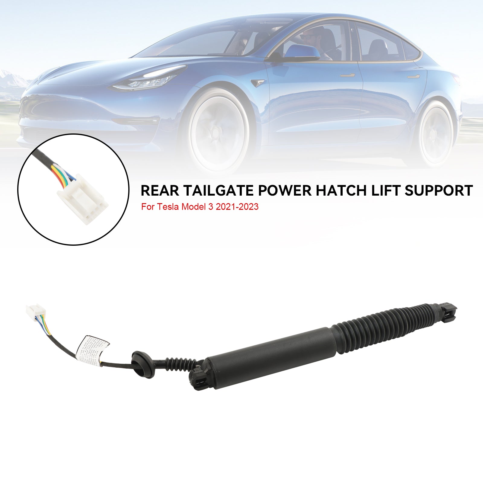 Supporto Struthz per sollevatore elettrico per portellone posteriore lato sinistro per Tesla Model 3 2021-2023