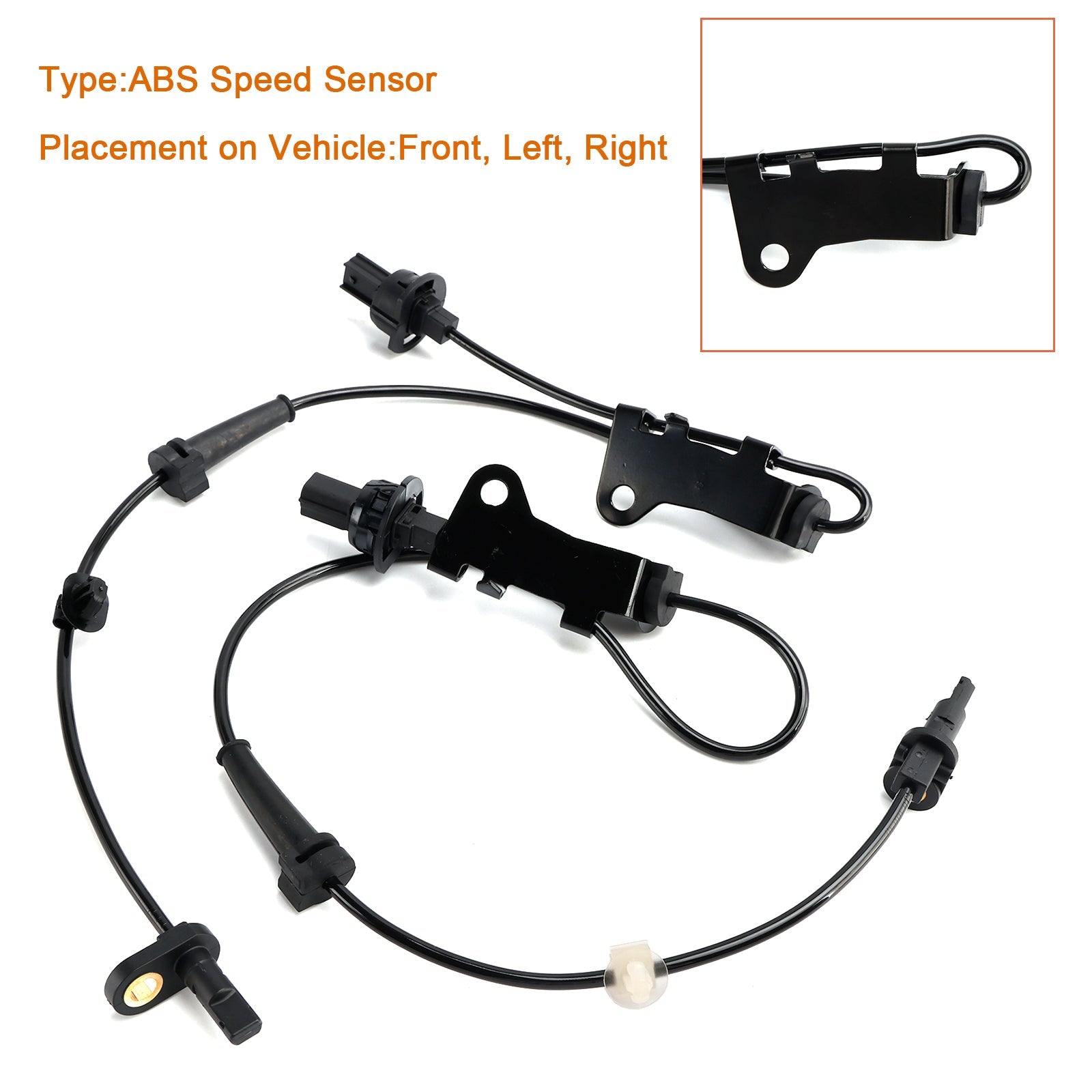 2 capteurs de vitesse de roue ABS avant pour Honda CR-Z 2011-2015