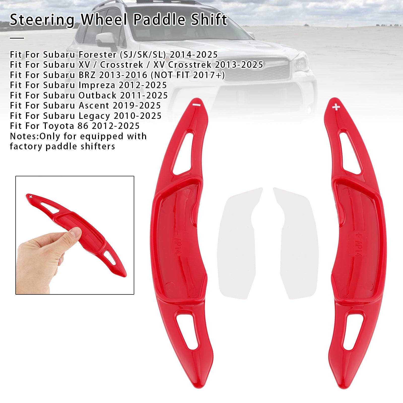 Palettes de changement de vitesse au volant pour Subaru Forester Toyota