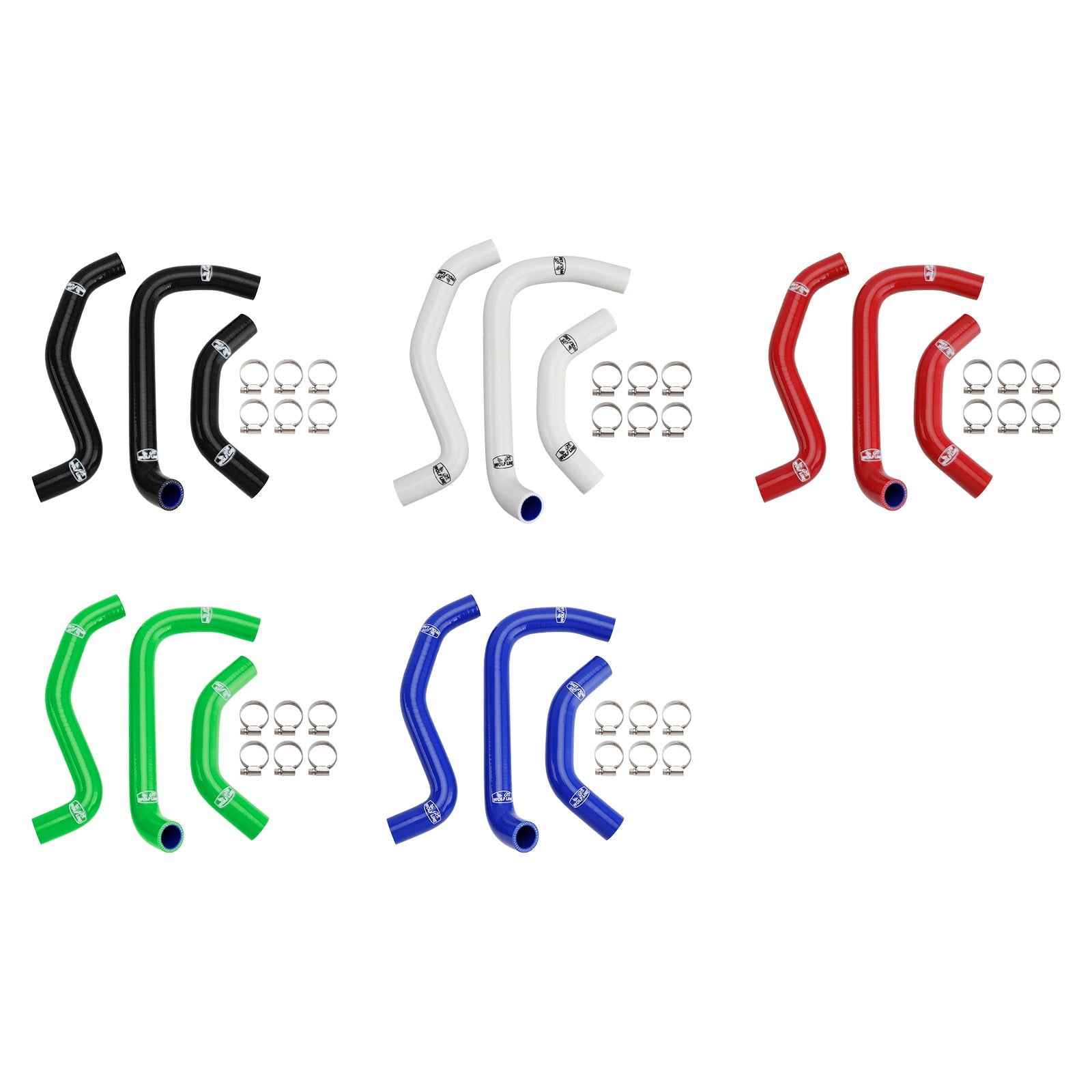 Durite de refroidissement en silicone pour radiateur Kawasaki ZX10R ZX-10RR (2021-2025)