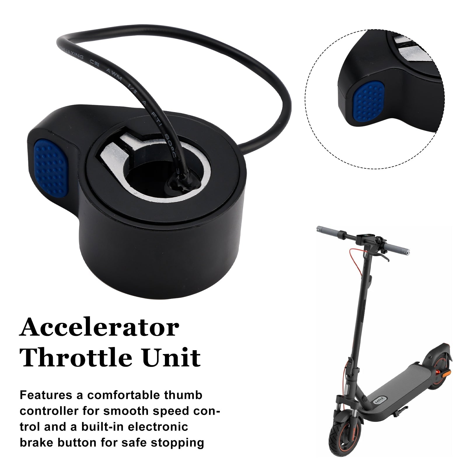 Acceleratore di gas e joystick per Xiaomi 4 Pro Electric Scooter (1a generazione) (BULE)