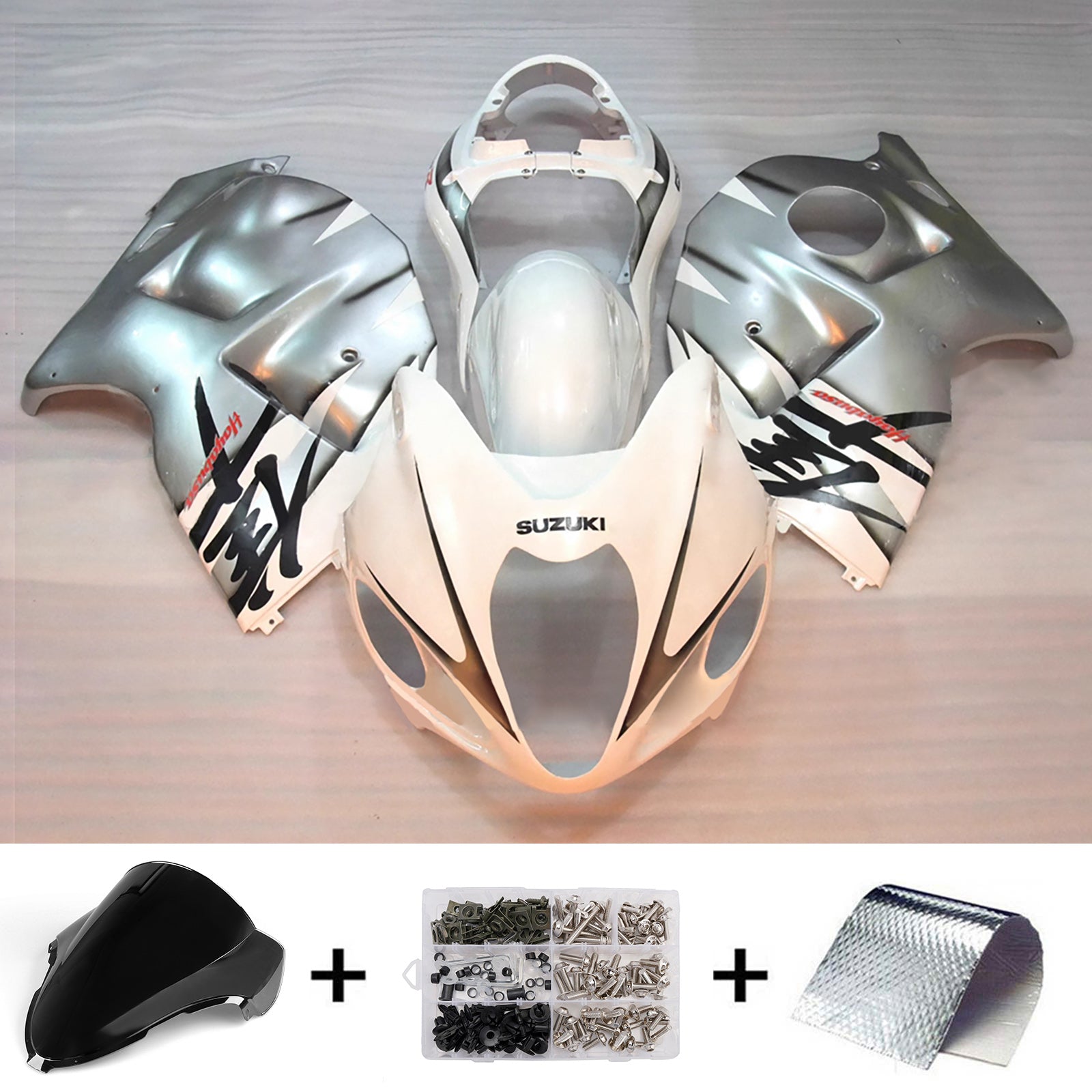 Kit de carénage injecté en plastique ABS pour Suzuki Hayabusa GSX1300R 1999-2007