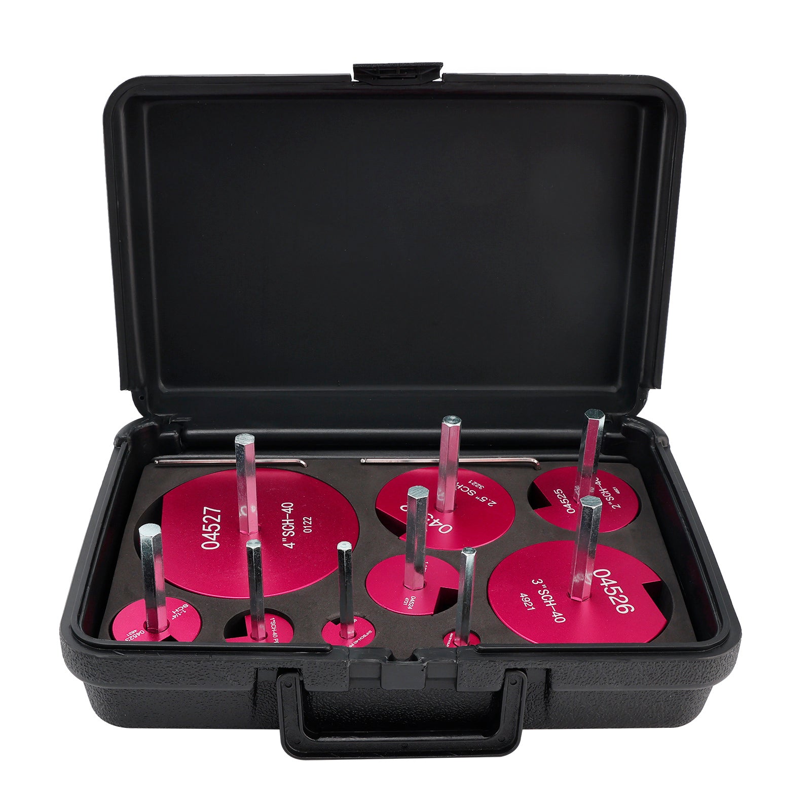 Kit de 9 Alésoirs pour Tuyaux PVC - Outil de Nettoyage pour Raccords - Pour perceuses 1/2"