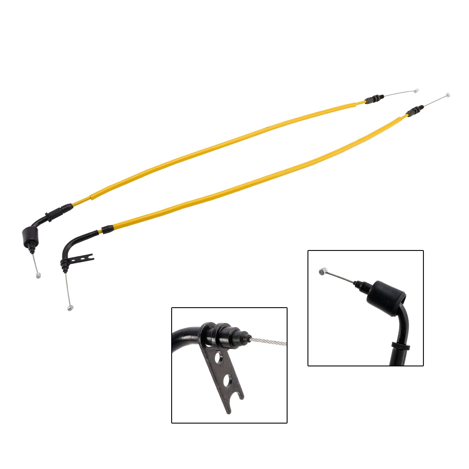 Keltainen kiihdytinkaapeli Suzuki GSXR1000 2009-2016