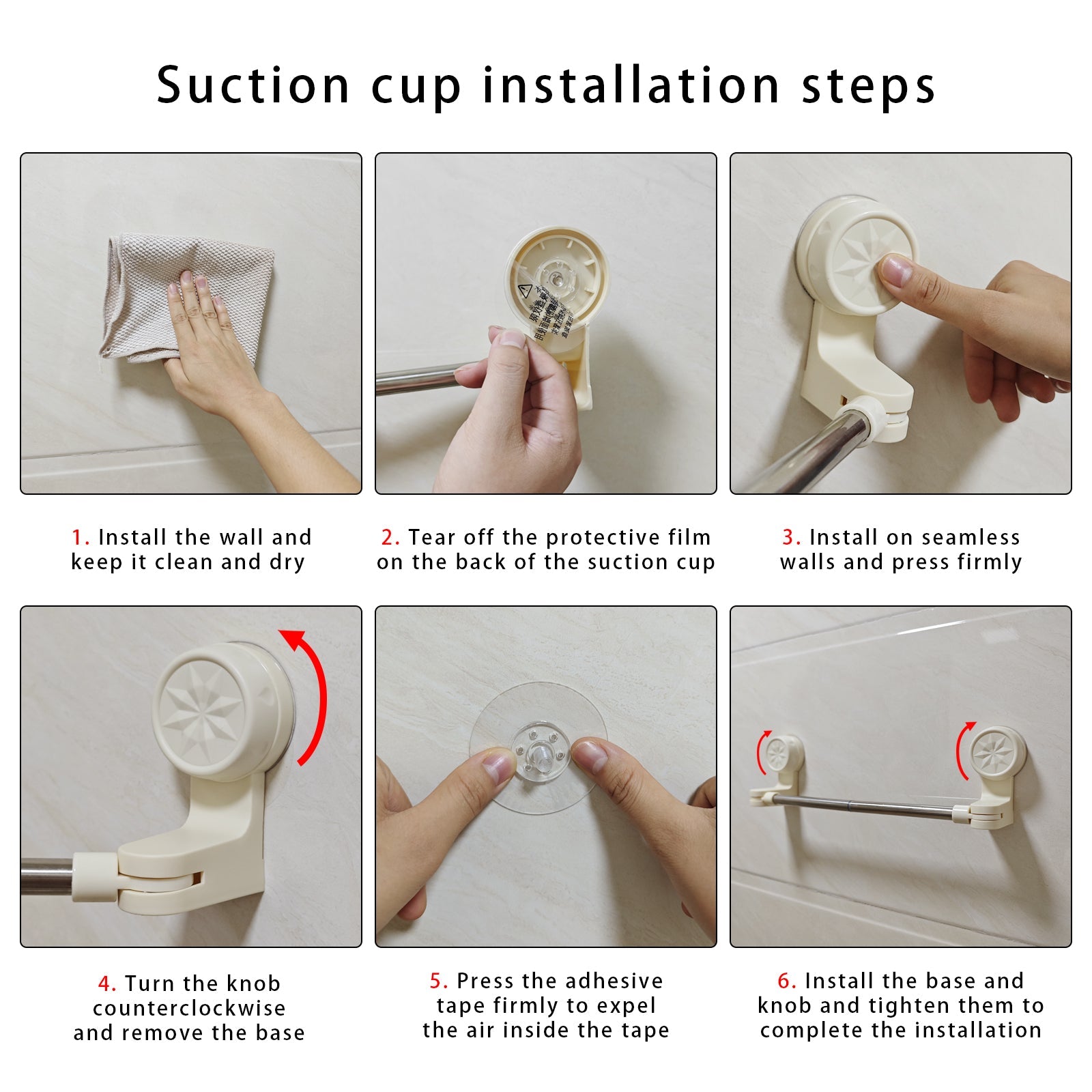 2 barre portaoggetti&Asta regolabile in acciaio inossidabile per doccia RV da 11,8 a 23,6 pollici