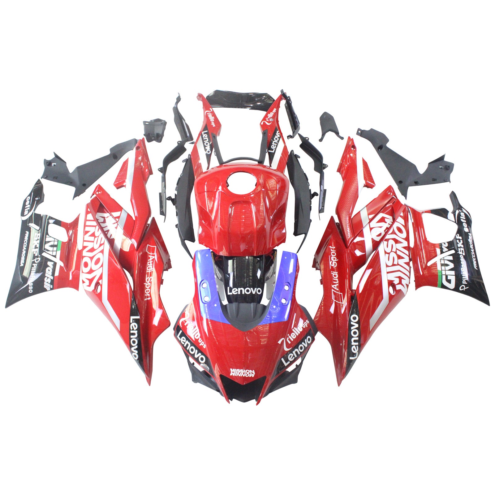 Injectie kuipkit, ABS Plastic carrosserie voor Yamaha YZF R3 R25 2022-2024