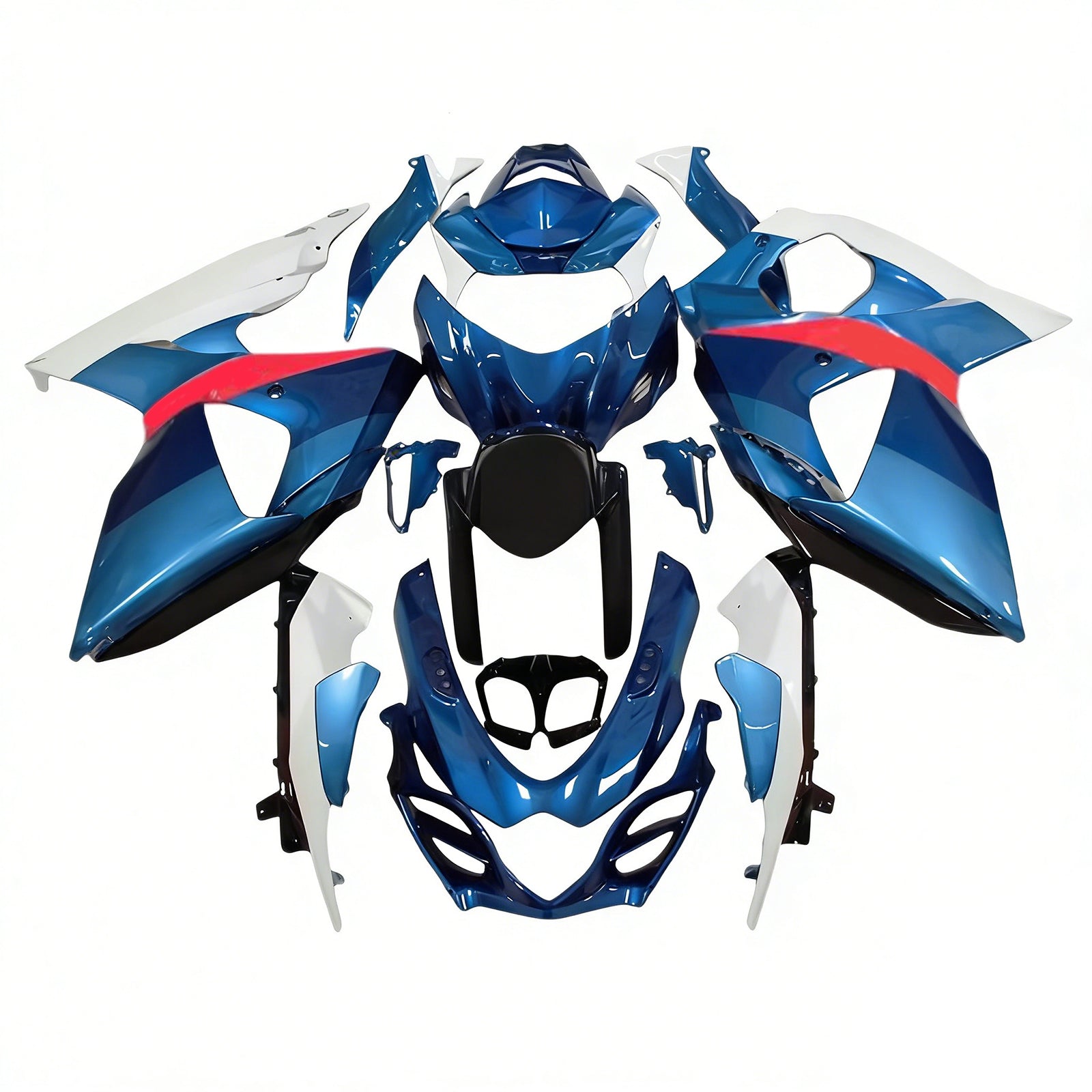 Kit de carénage en plastique ABS injecté pour Suzuki GSXR1000 2009-2016 K9