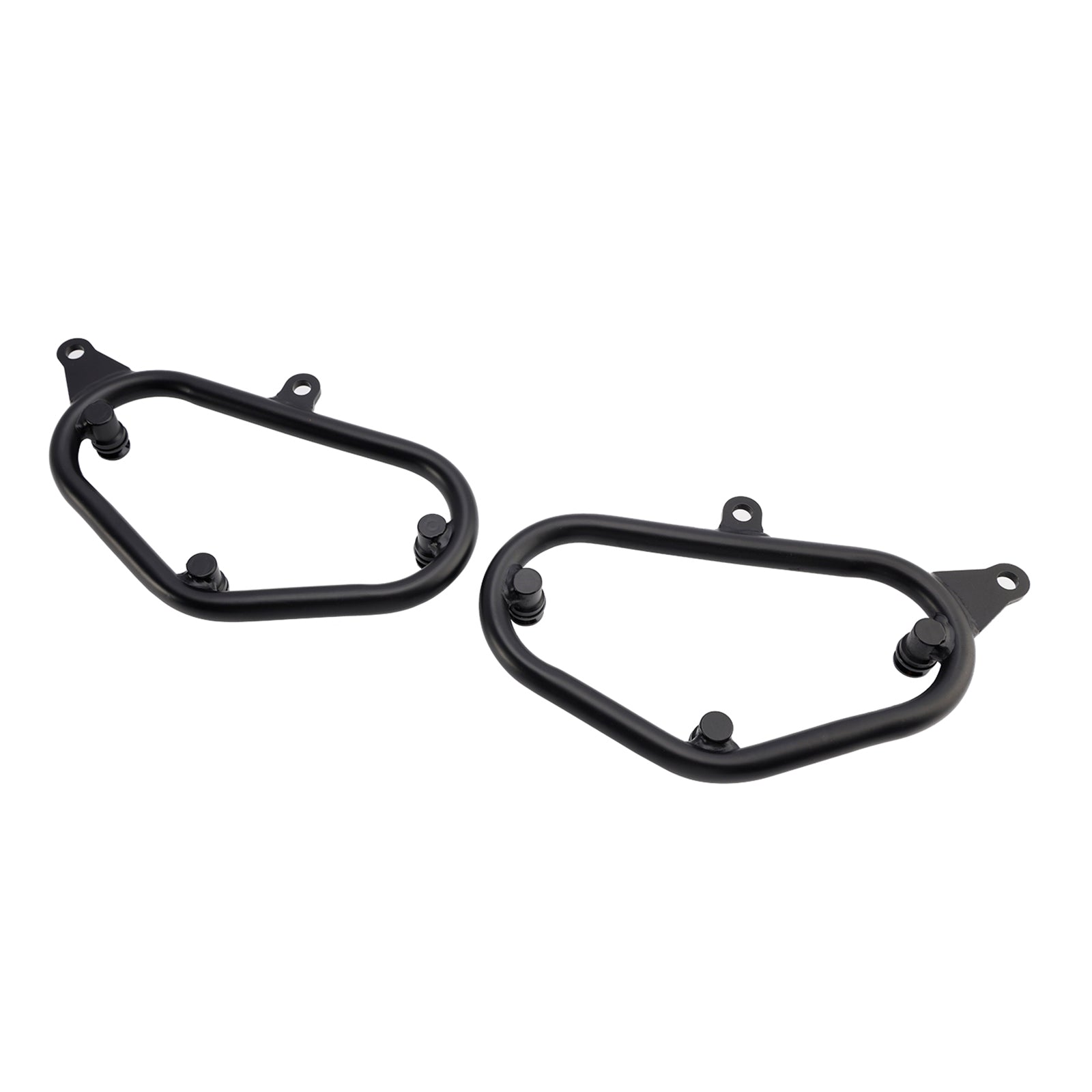 Soporte de soporte para la bolsa lateral negra para Kawasaki Eliminator 500 2024-2025