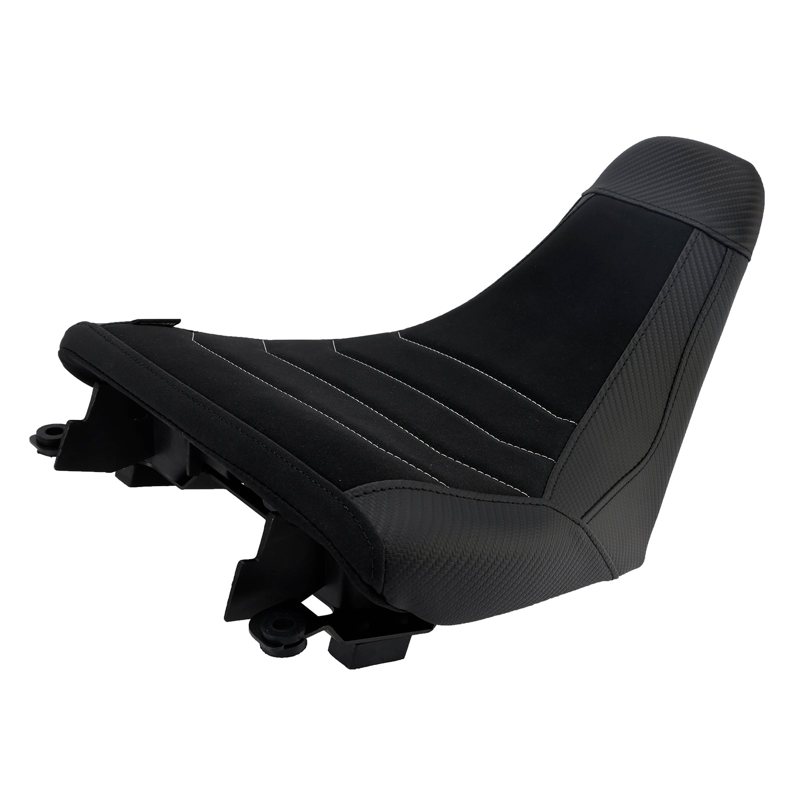 Voorste zitkussen voor de bestuurdersstoel van de Suzuki V-Strom DL1050 (2023-2025), rood en geel.