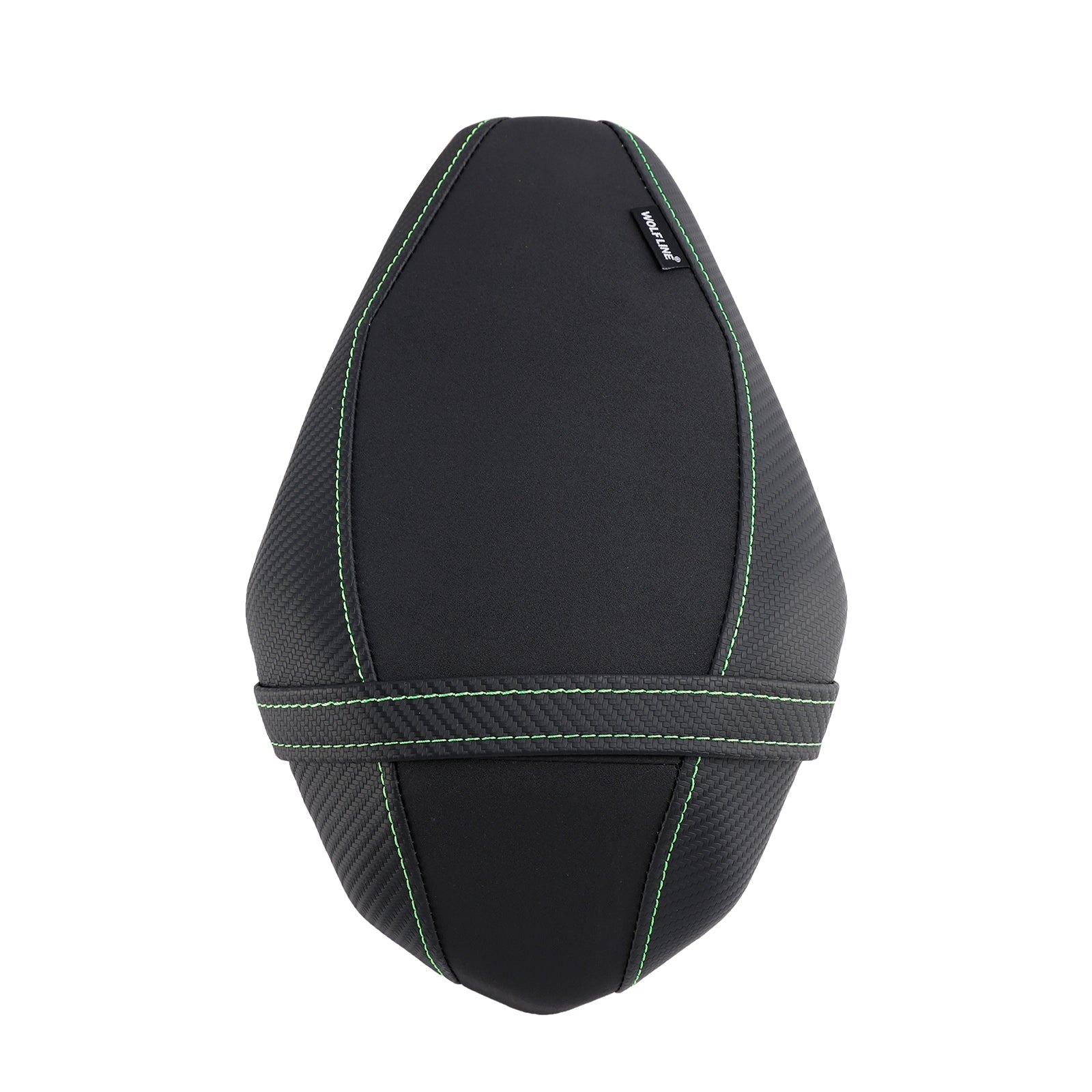 Cojín de asiento del pasajero trasero de poliuretano trasero con cos de costuras planas para Kawasaki ZX-10R/RR 2021-2023