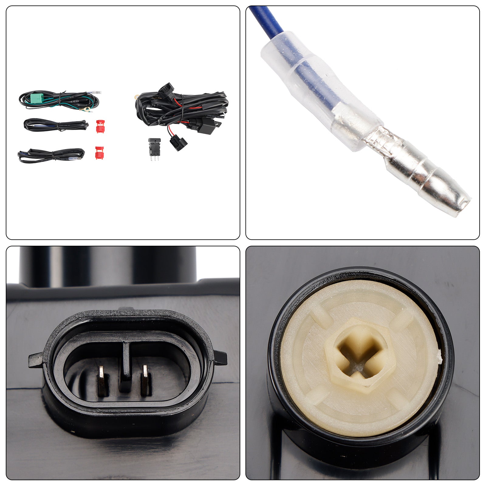 Feu antibrouillard avant à LED pour Toyota Tacoma 2024-2025 + faisceau de câbles