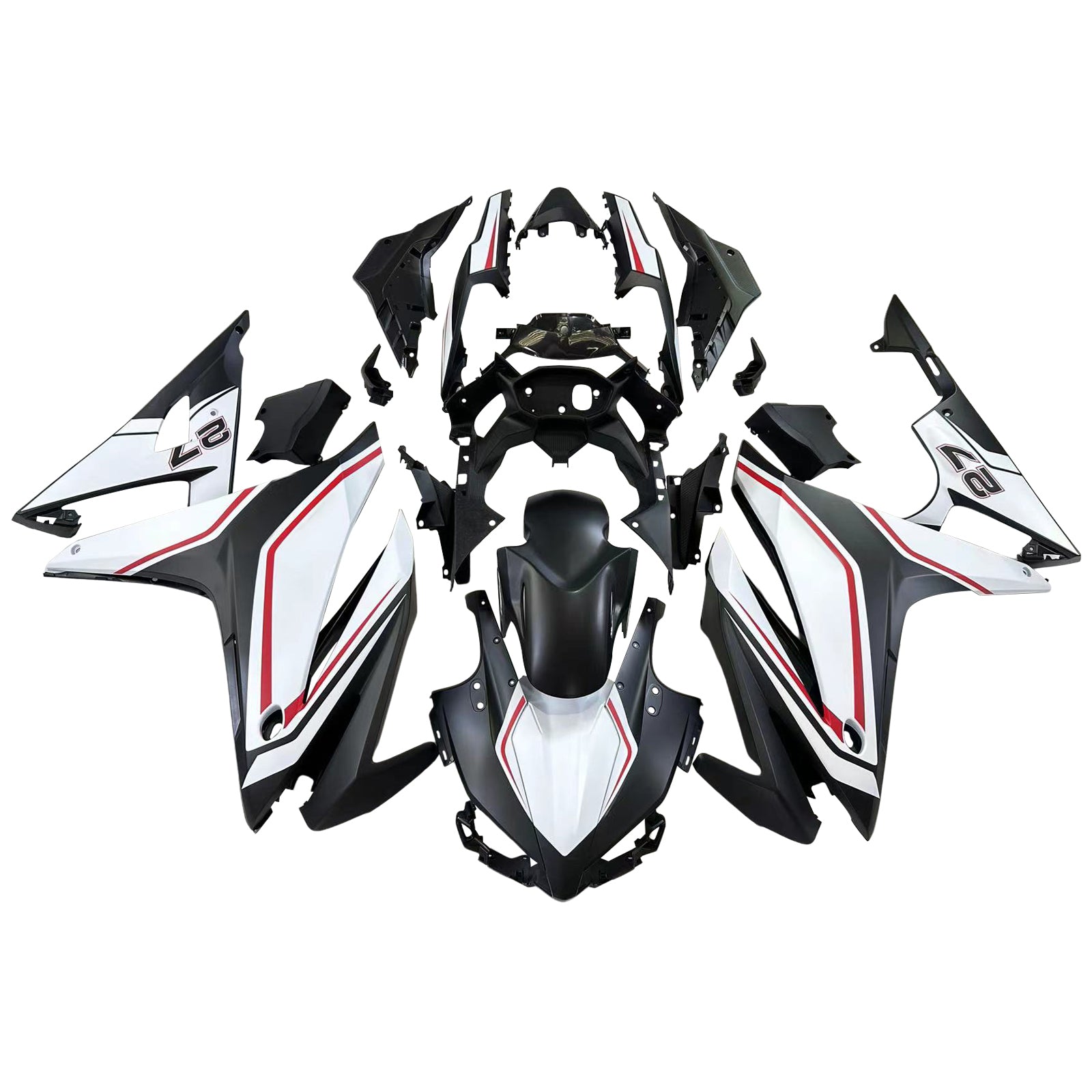 Kit de carénage par injection, carrosserie en plastique ABS pour Honda CBR500R 2016-2018