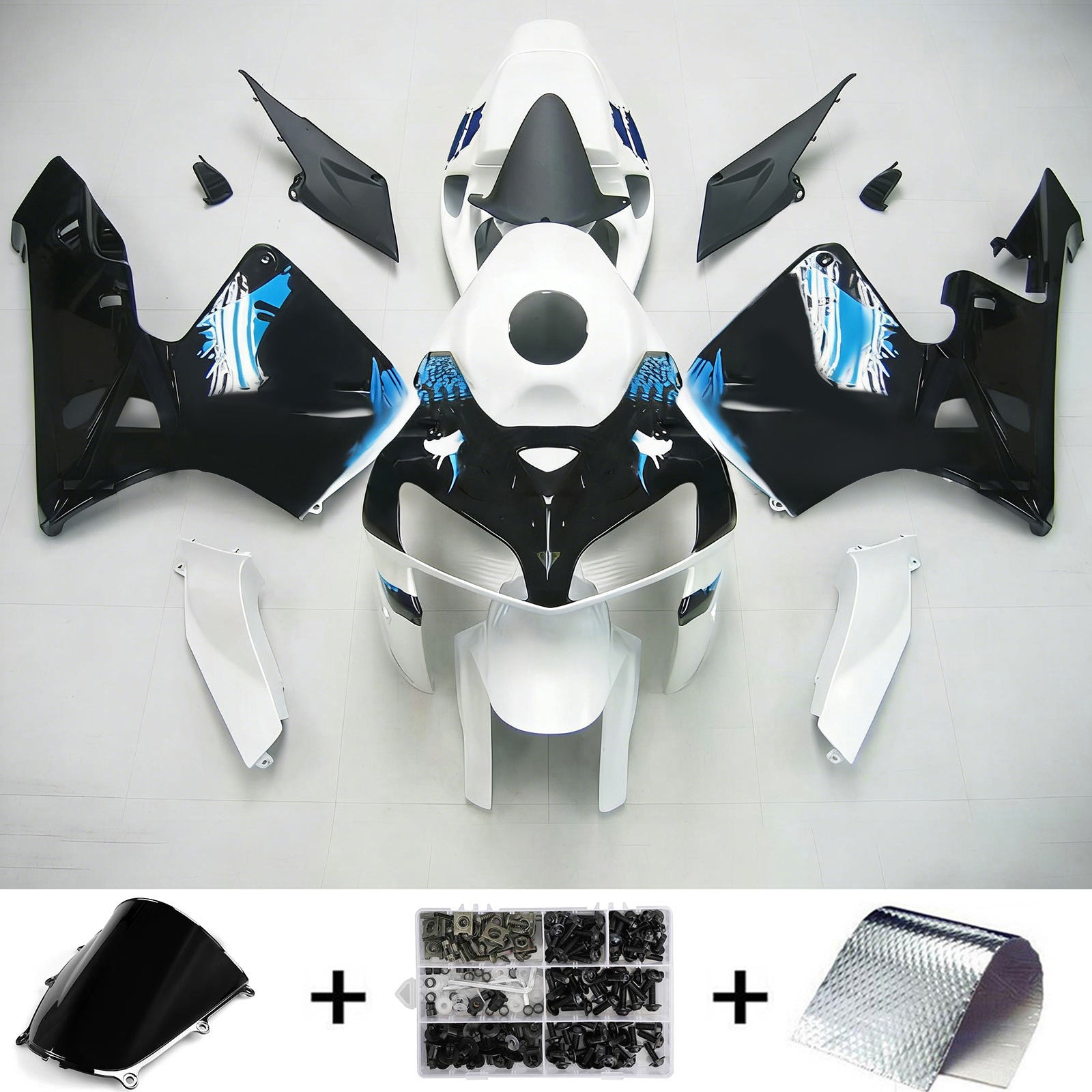 Kit de carénage par injection, carrosserie en plastique ABS pour Honda CBR600RR 2005-2006 F5
