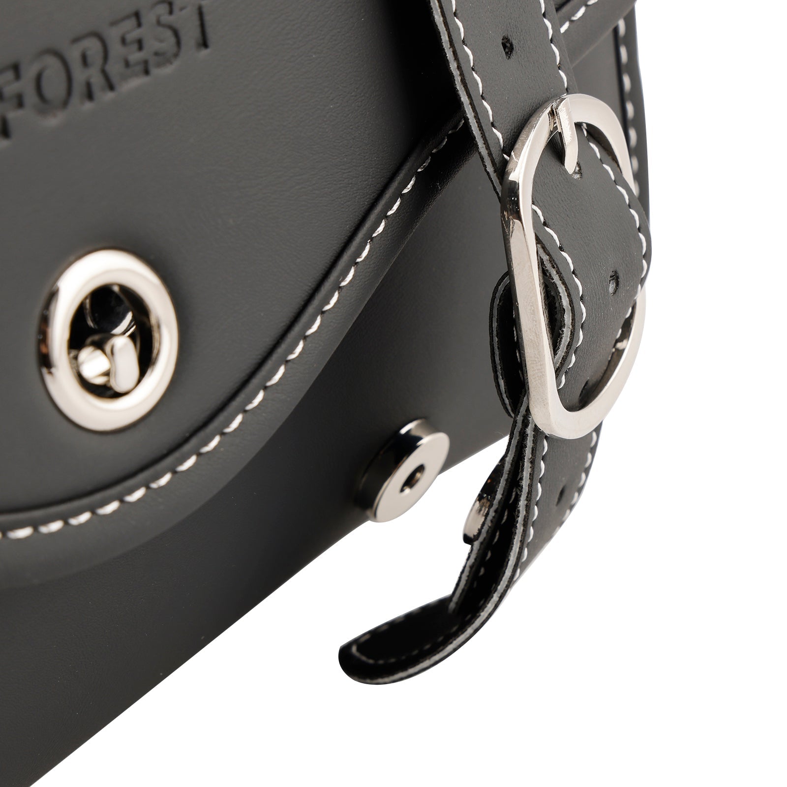 Poliuretanska stranska torba poliuretanska sedlasta vrečka, ki ustreza beli prtljagi za beli skuter motociklov