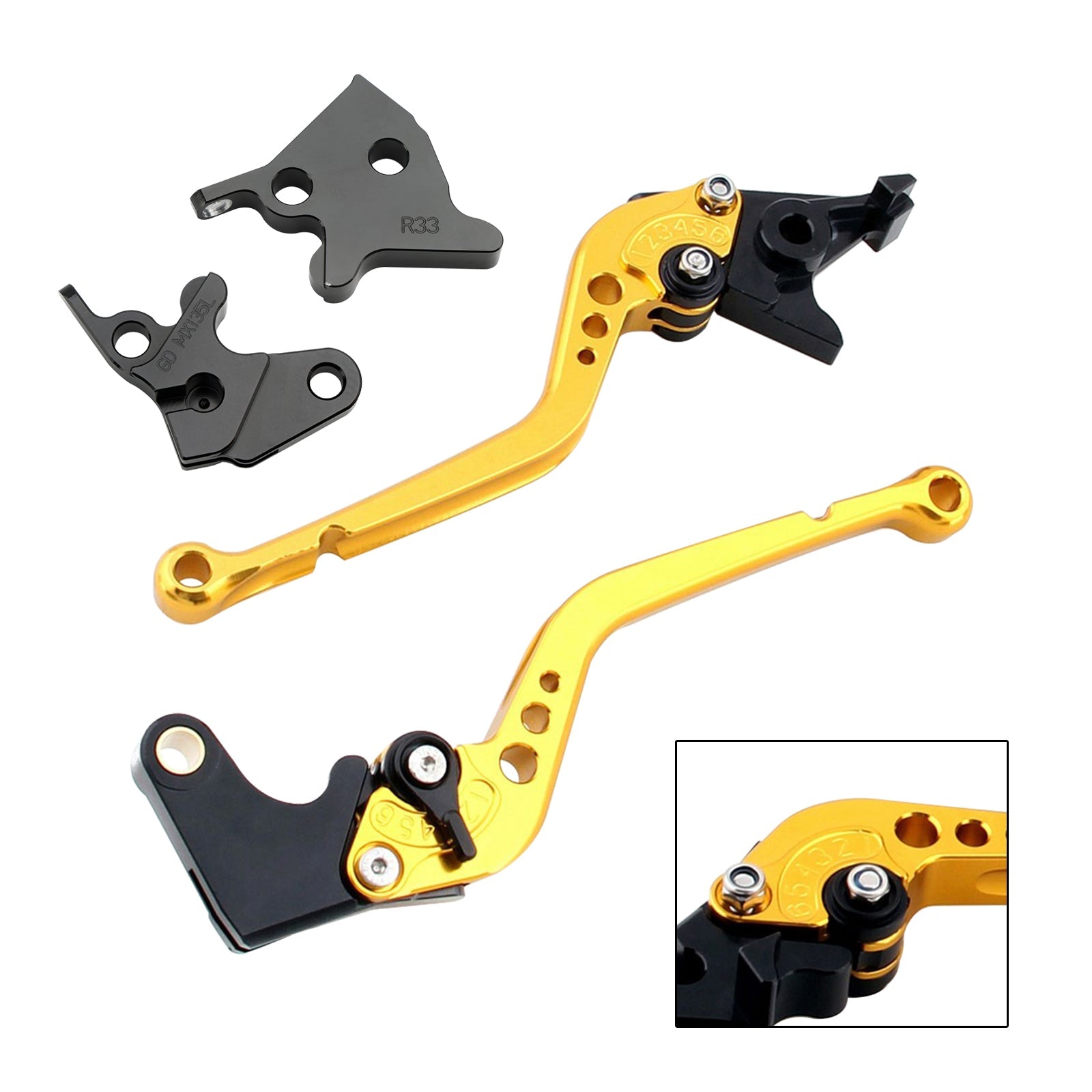 Dolga ročica zavore in sklopke za Yamaha YBR125 2005–2014