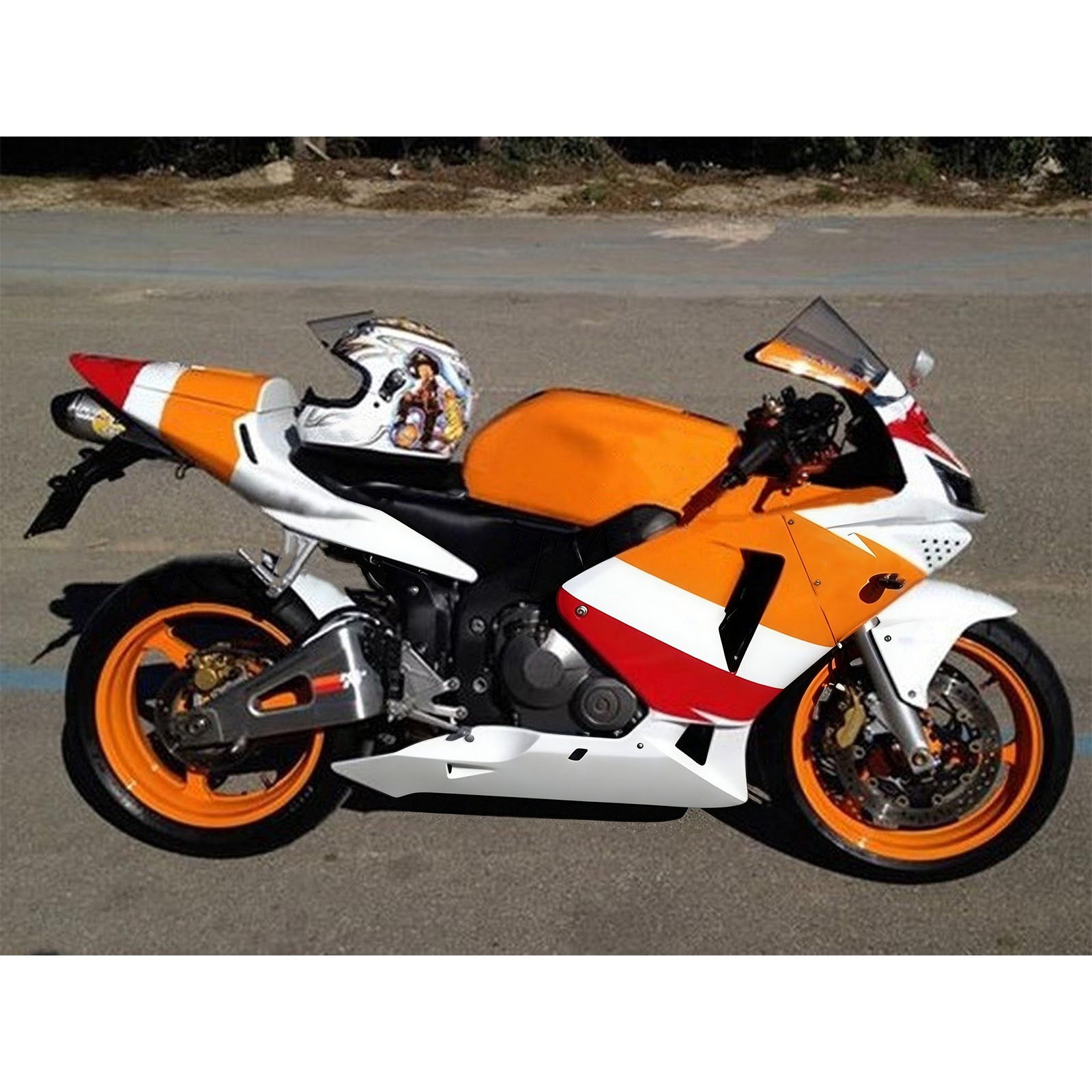 Kit de carénage par injection, carrosserie en plastique ABS pour Honda CBR600RR 2003-2004 F5