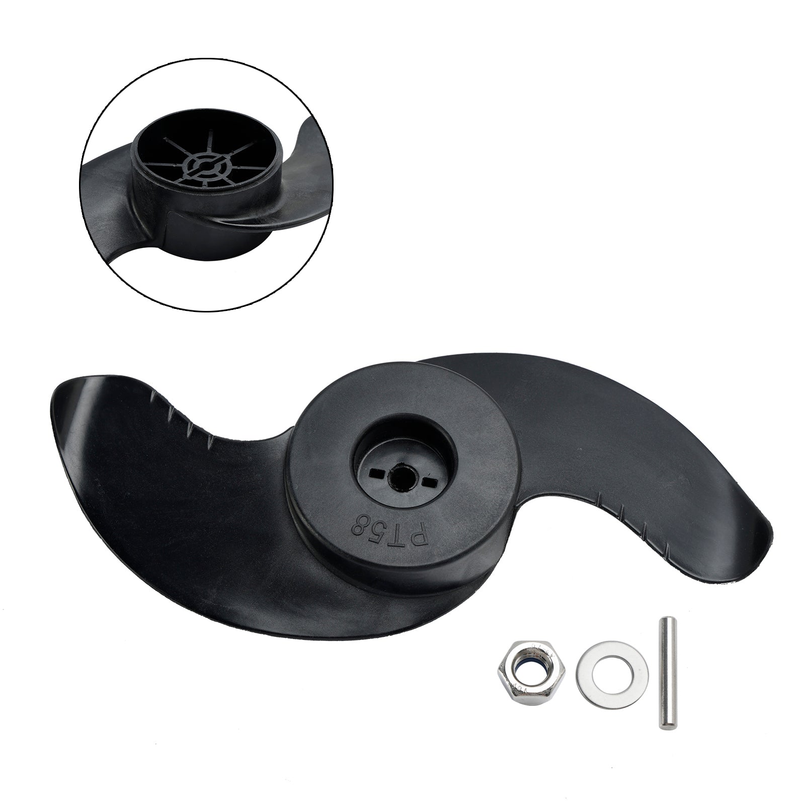Hélice Weedless Wedge 2 para motor de pesca por curricán de 3-5/8" de diámetro 2091160