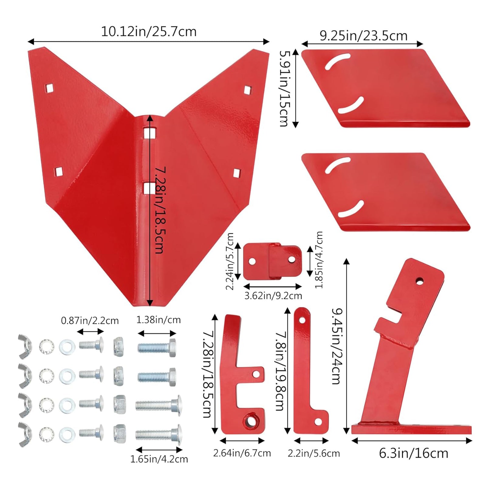 Kit assolcatore Hiller 15683, per lavorazione del terreno, frese posteriori, ala regolabile