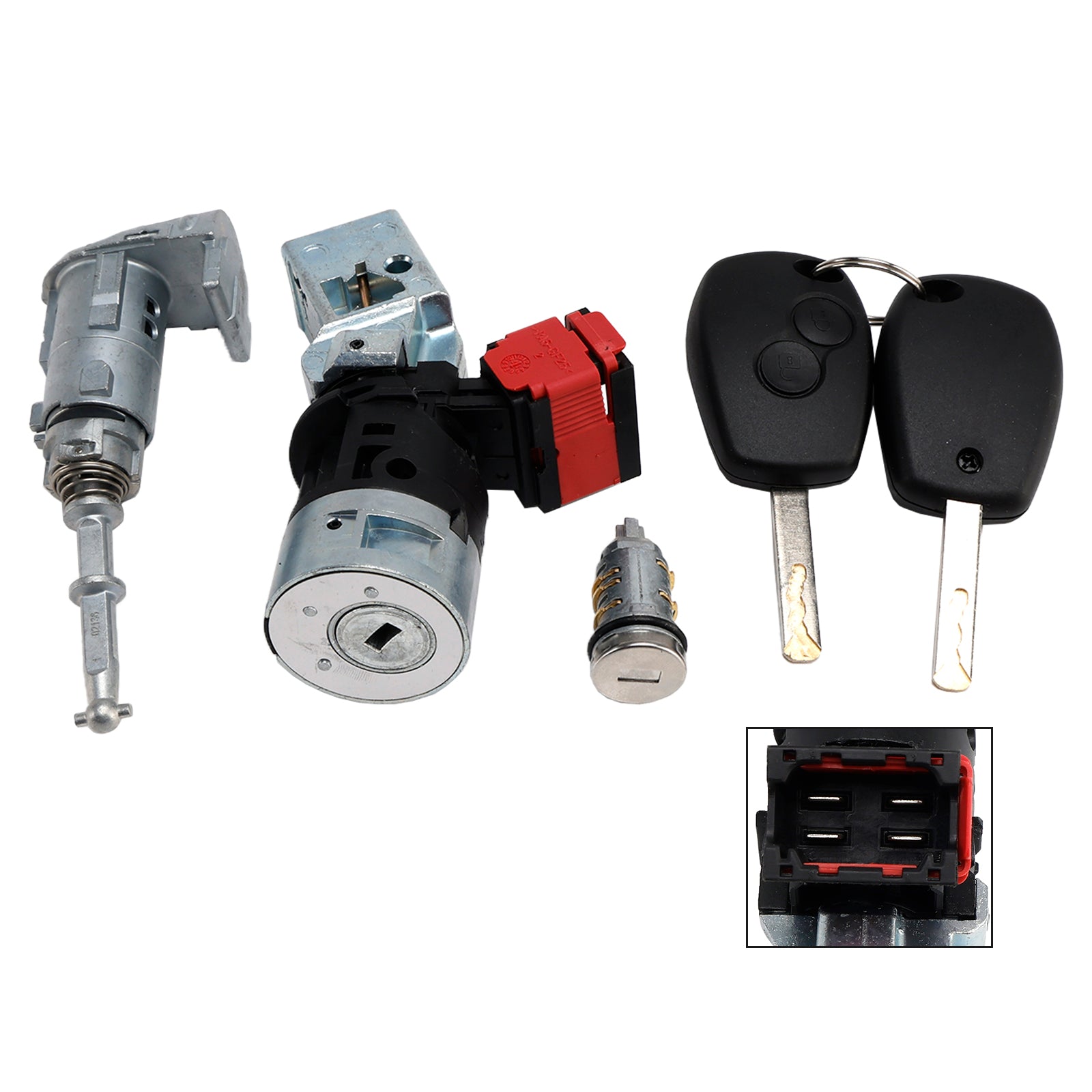 Ključavnični cilinder&Vžig z dvema ključema 806012544R za Renault Kangoo II Master III