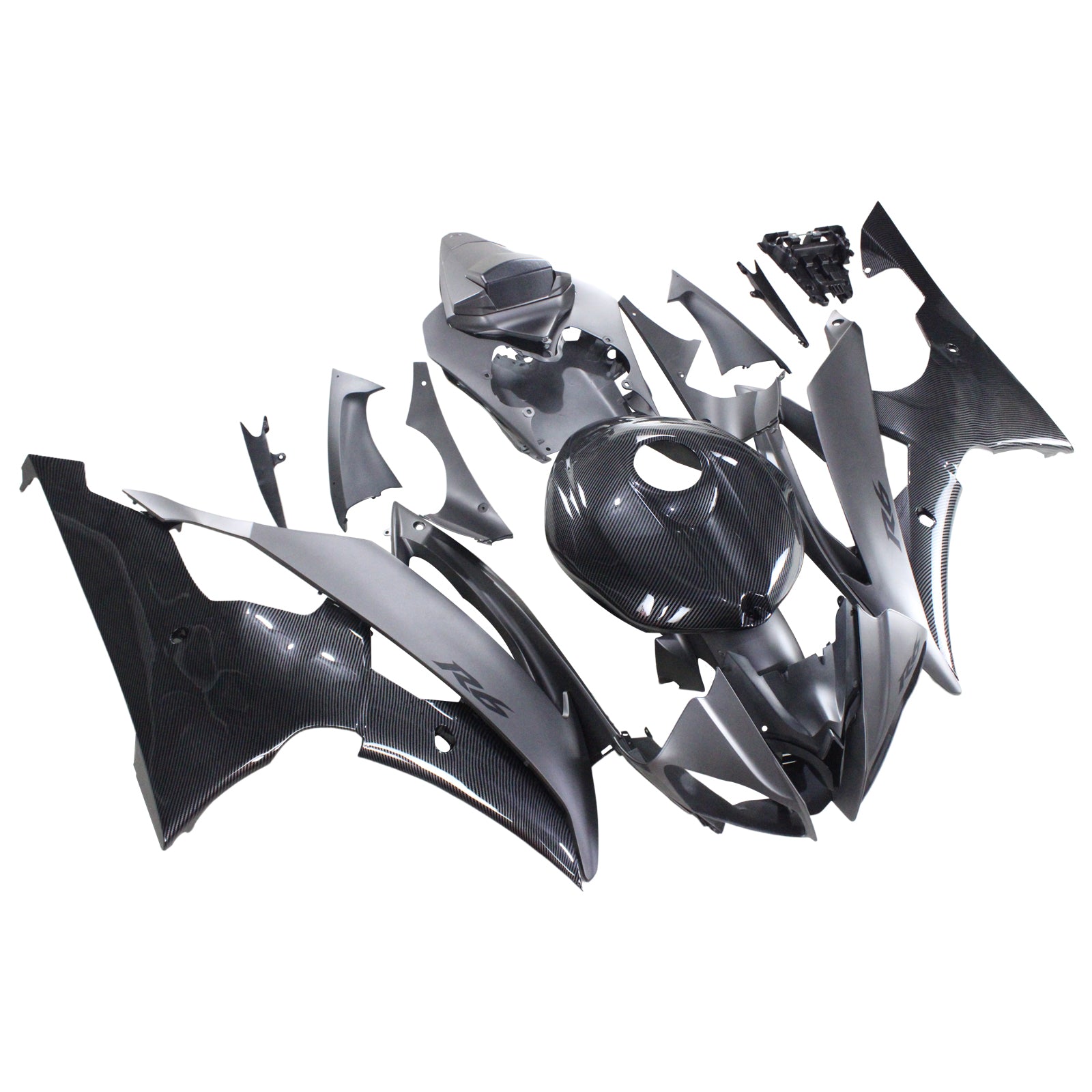 Injection Fairing Kit Bodywork Plastic ABS fit For Yamaha YZF 600 R6 2008-2016