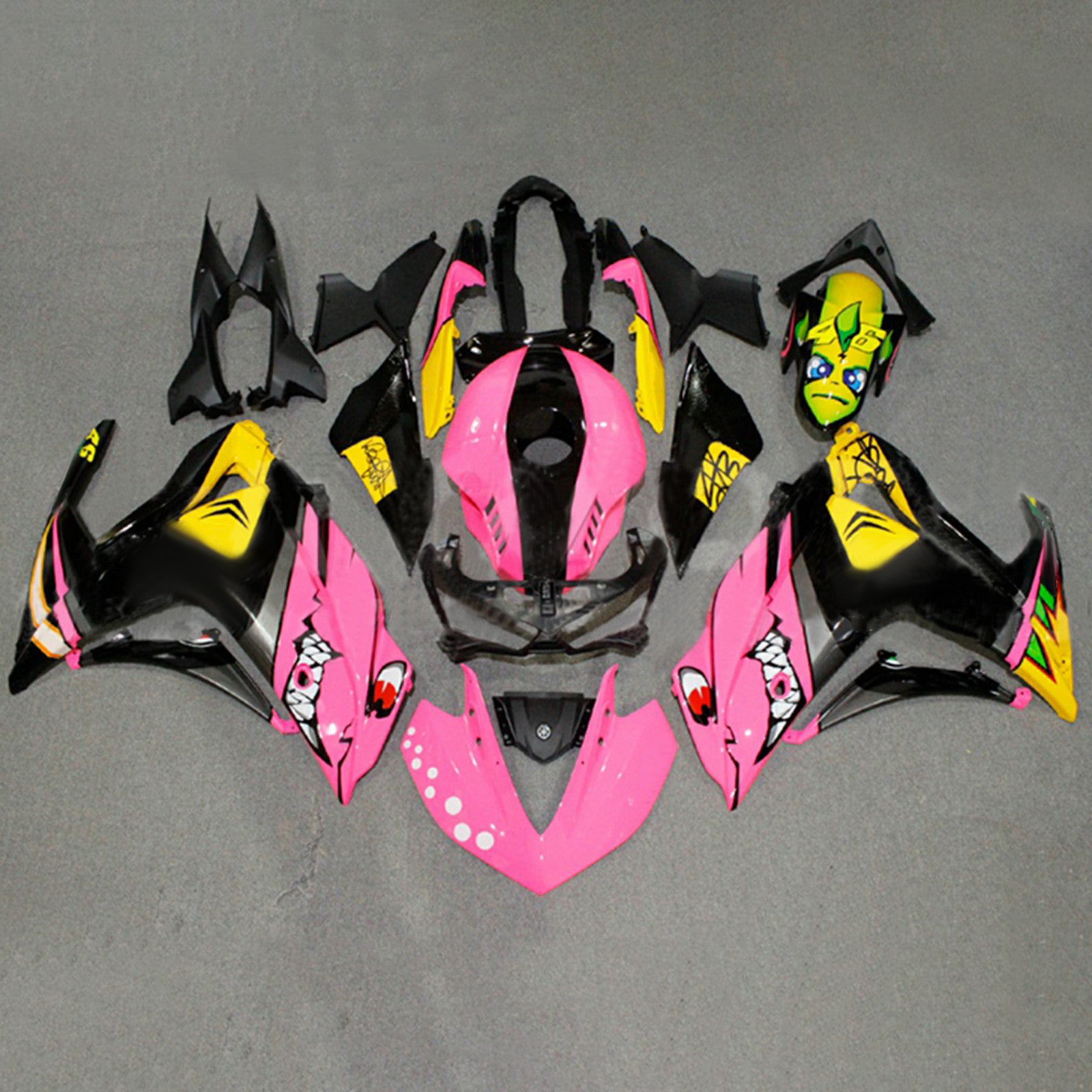 Kit de carénage en plastique ABS injecté pour Yamaha YZF-R3 2014-2018 R25 2015-2017