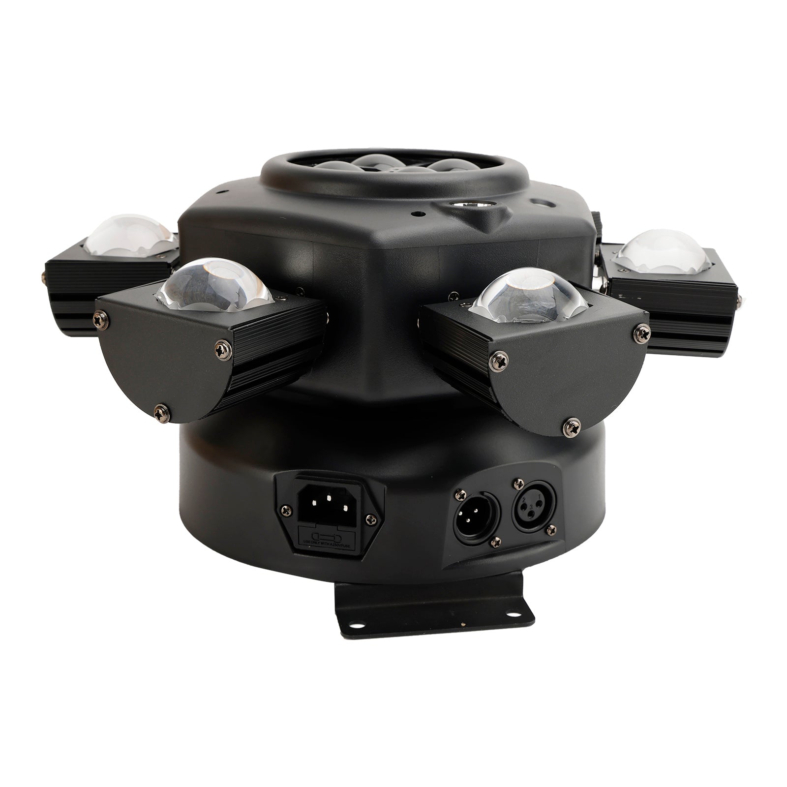Lumière Stroboscopique À Tête Mobile 10 LED RGBW Éclairage Scène Laser DMX Disco
