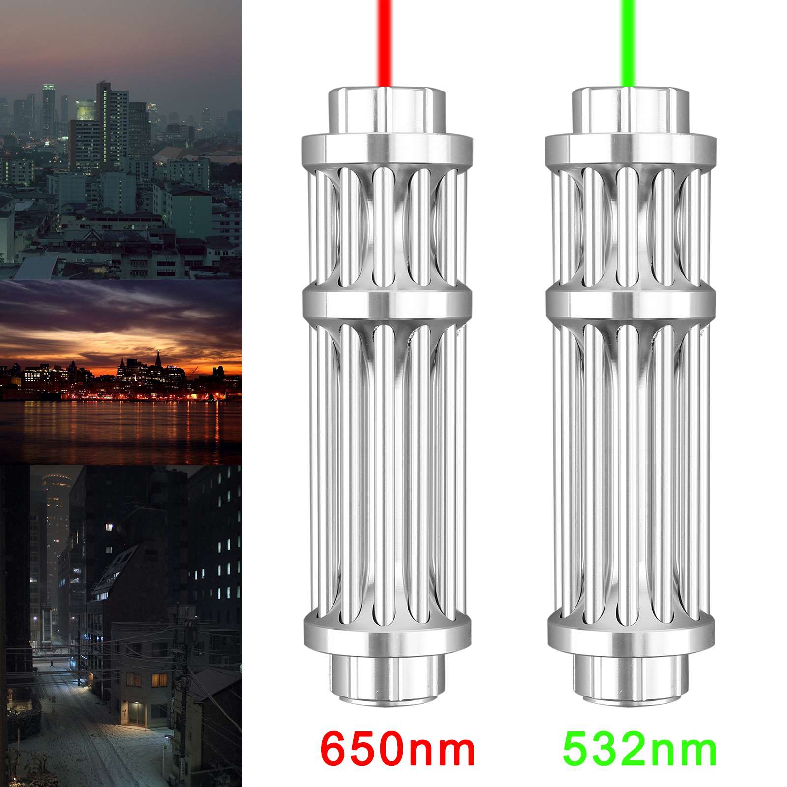 Vojaško rdeče/zeleno lasersko kazalec pere